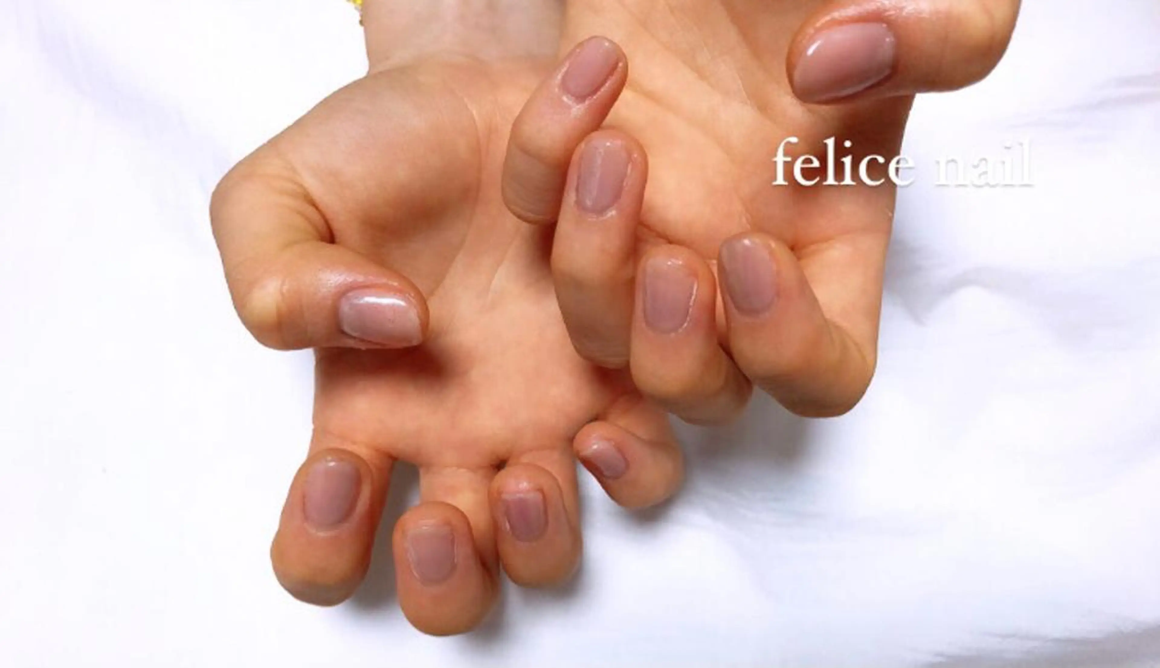 ネイル ワンカラーネイル ピンク felice nailのネイルデザイン