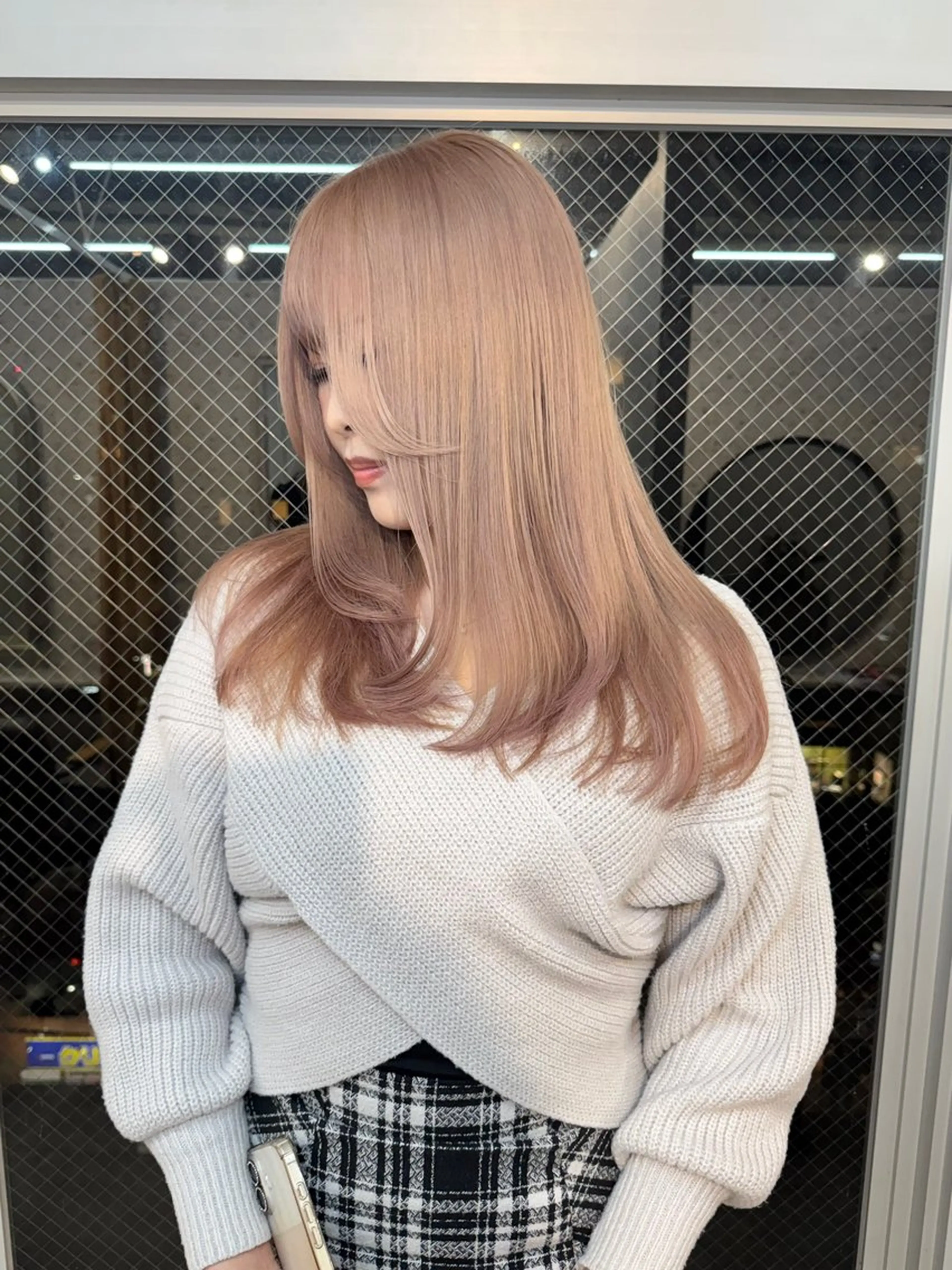 ロング カラー ヘアカラー lani ブリーチ /ダブルカラーのヘアスタイル