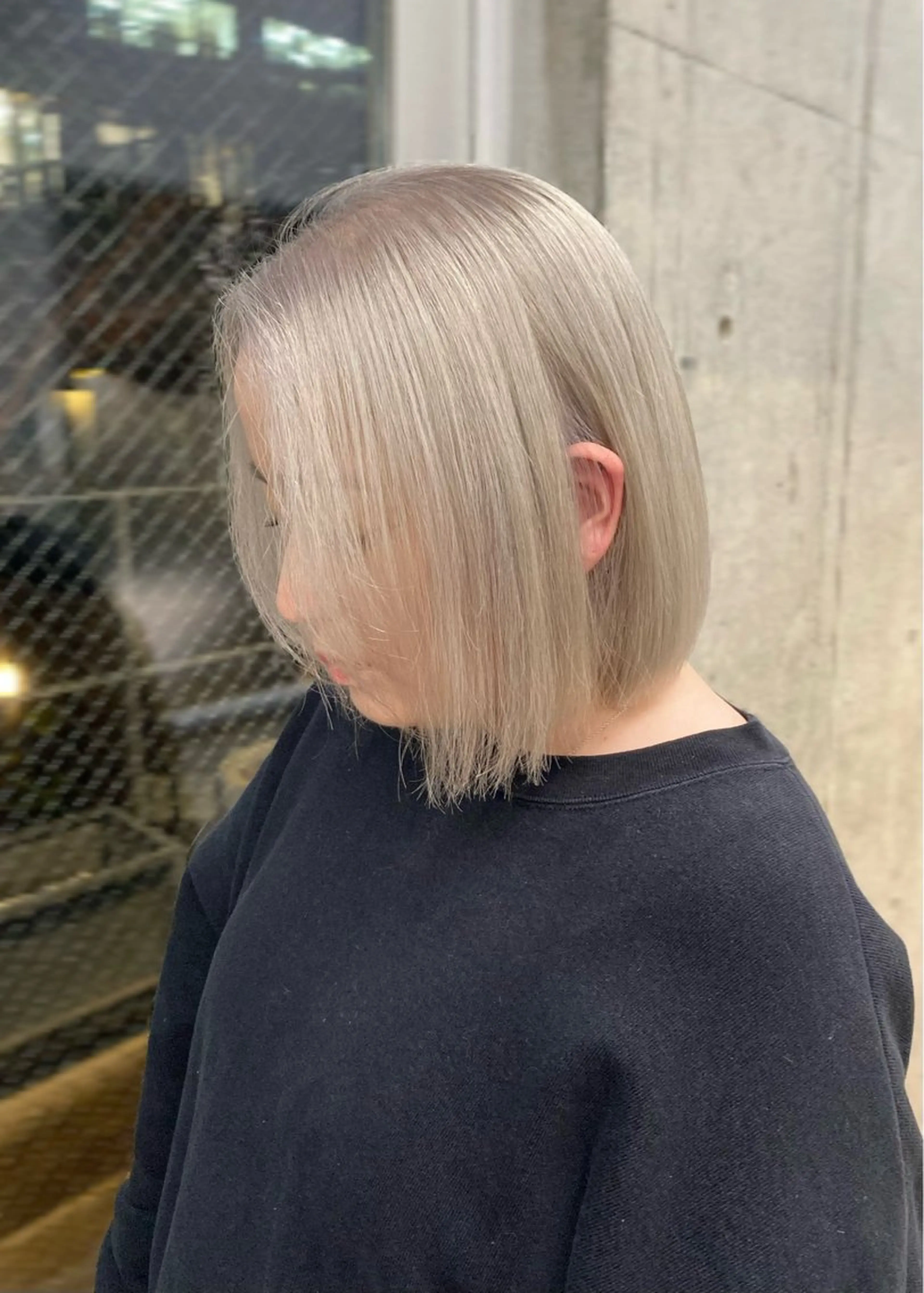 ミディアム カラー ヘアアレンジ グレージュ ヘアカラー トリートメント mina 🌷のヘアスタイル