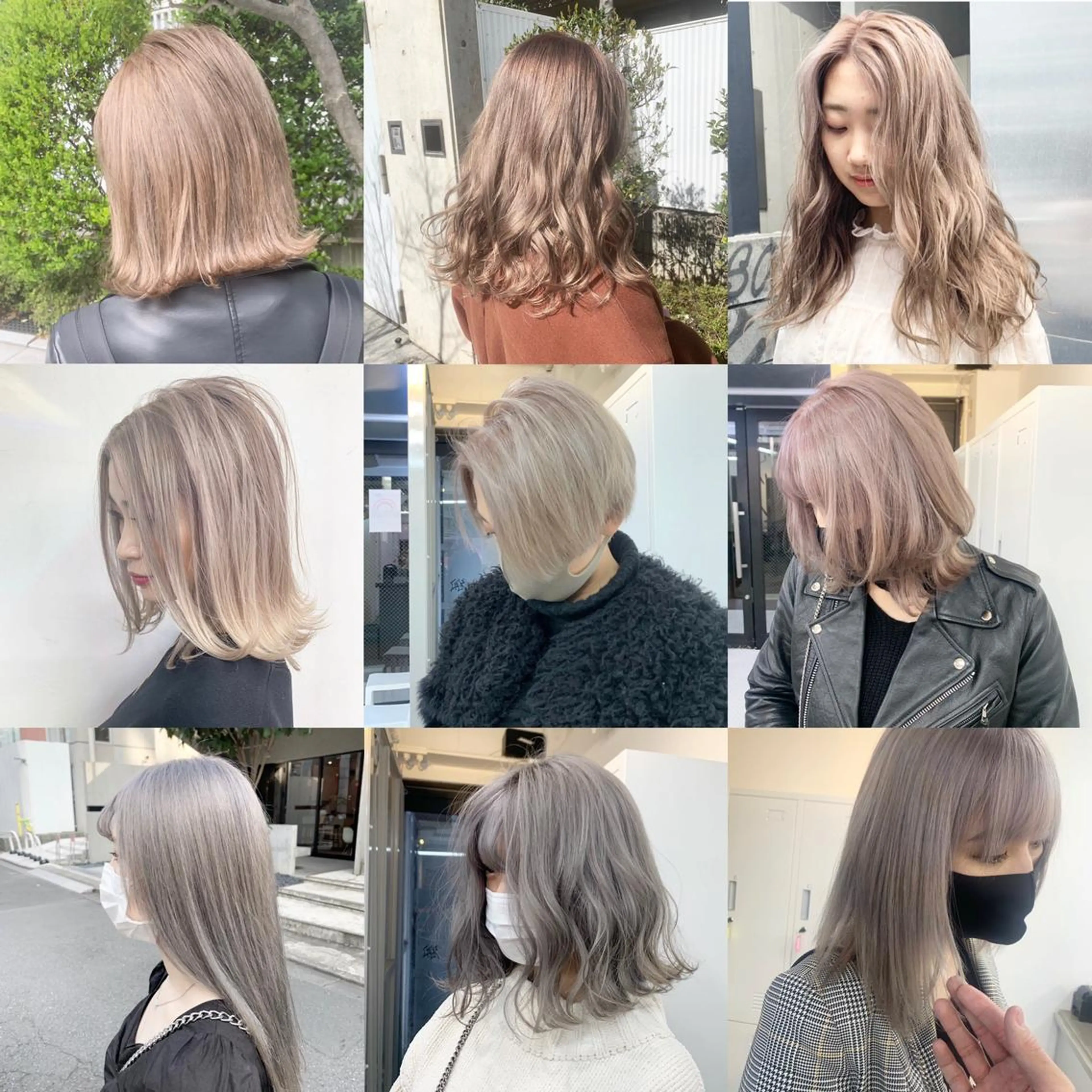 ロング カラー ヘアアレンジ ヘアカラー トリートメント ヘアセット ハイトーン/美髪矯正 🍃大江拓実のヘアスタイル