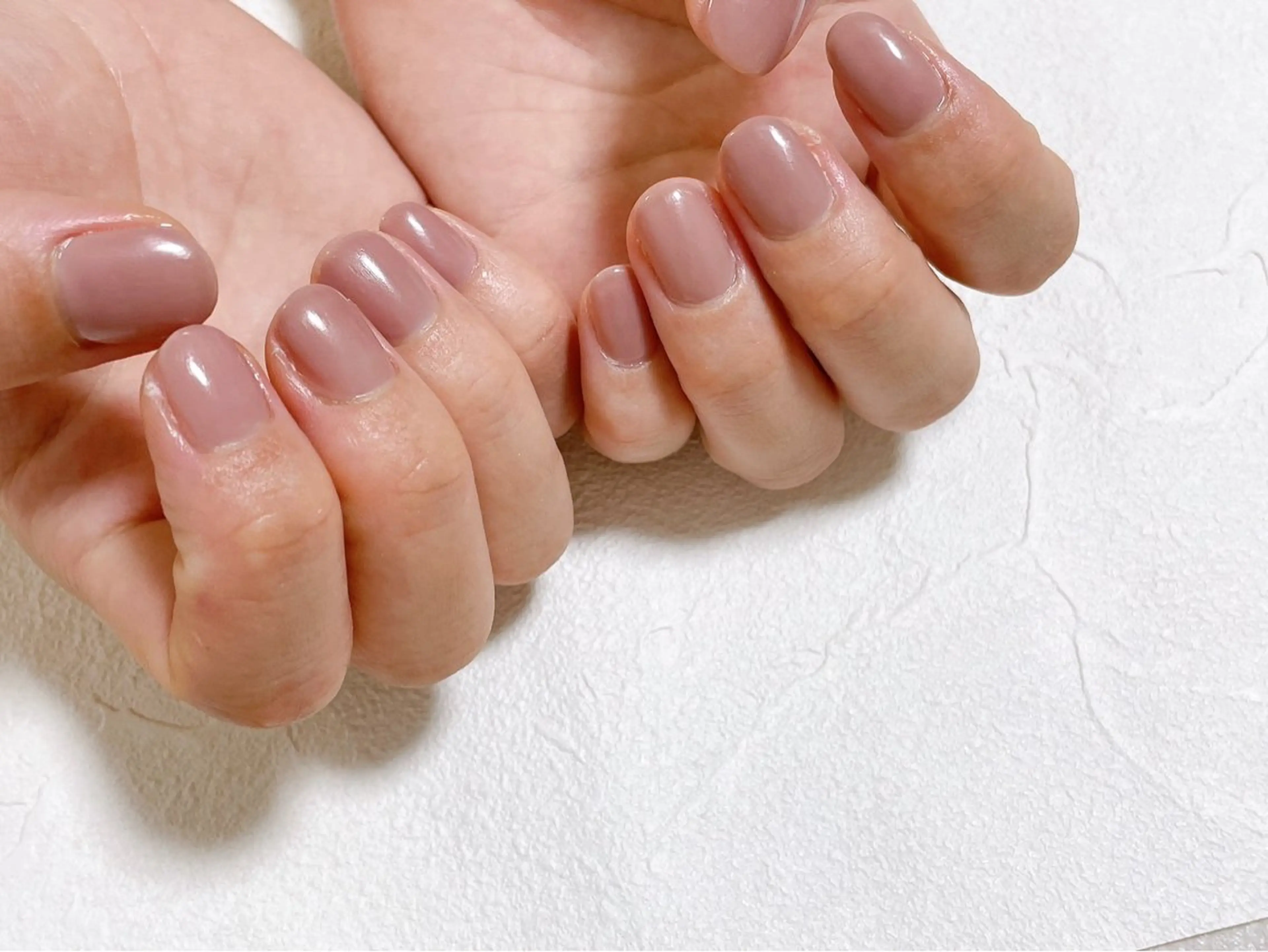 ネイル ワンカラーネイル ハンドネイル kiki nail たまプラーザのネイルデザイン