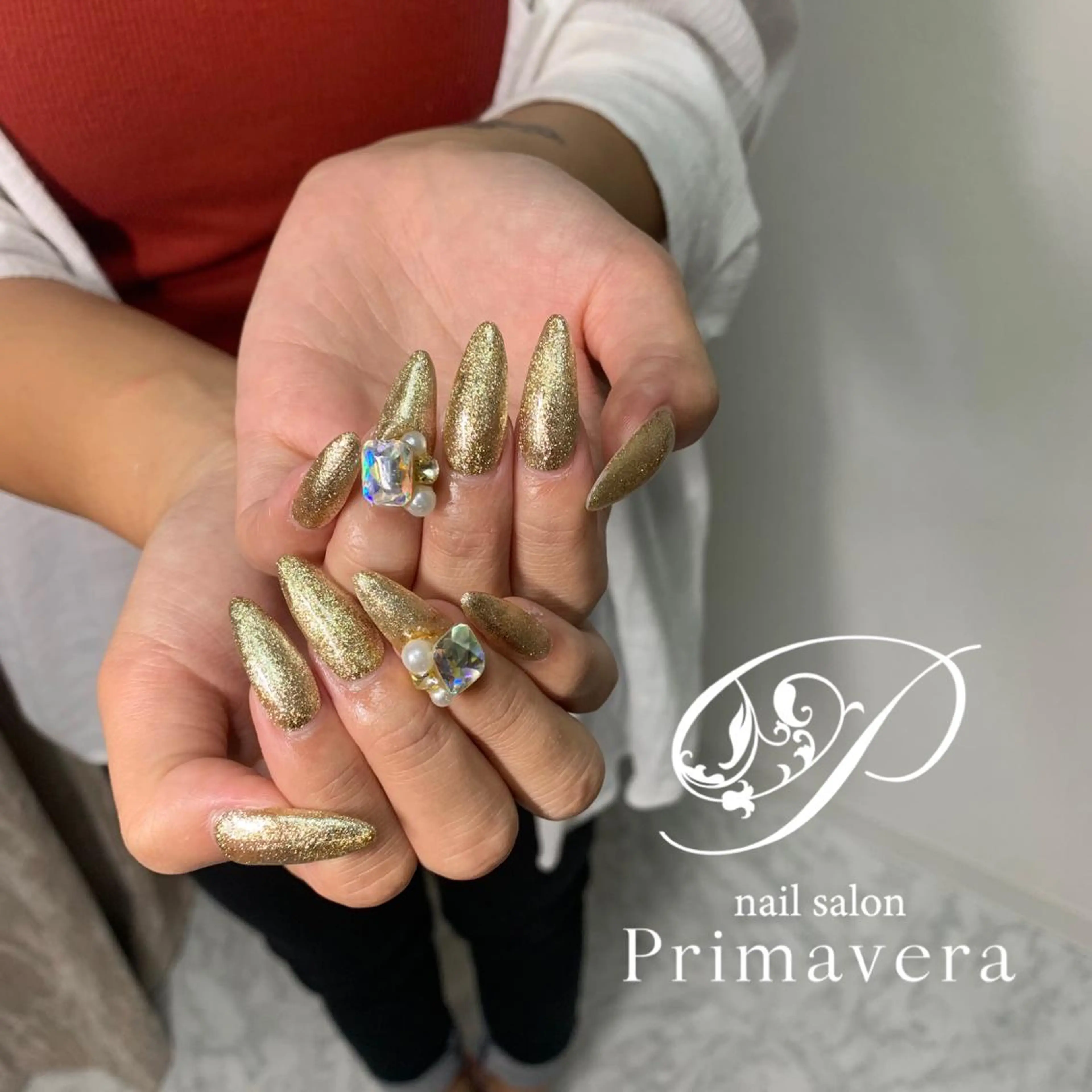 ネイル スカルプネイル ハンドネイル Primavera 新横浜🤍美フォルムのネイルデザイン