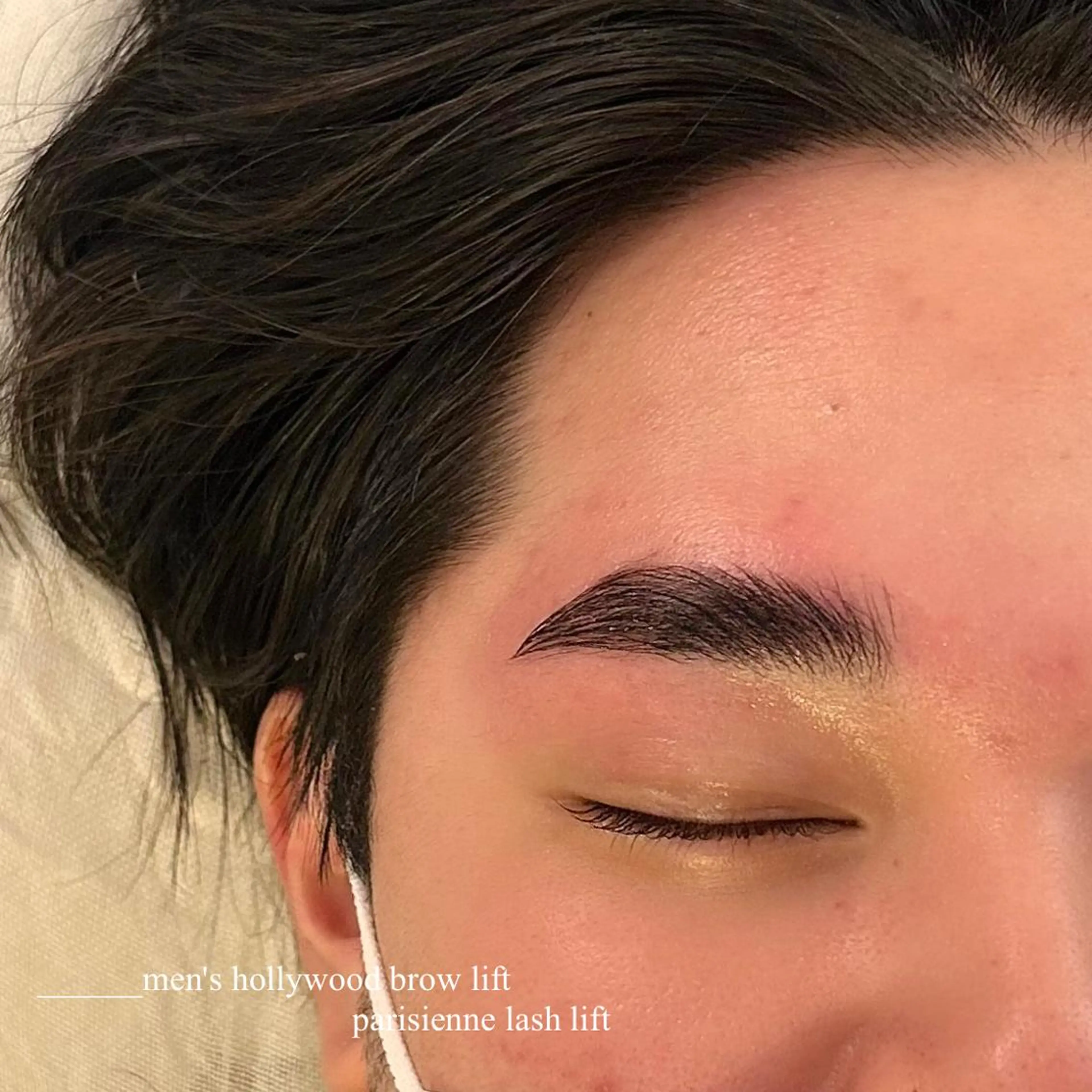 メンズ マツエク・マツパ アイブロウ ハリウッドブロウリフト メンズアイブロウ パリジェンヌラッシュリフト GO TODAY SHAiRE SALON Vellmie店所属・吉祥寺kasumi 🌛eye/browのマツエク・マツパデザイン