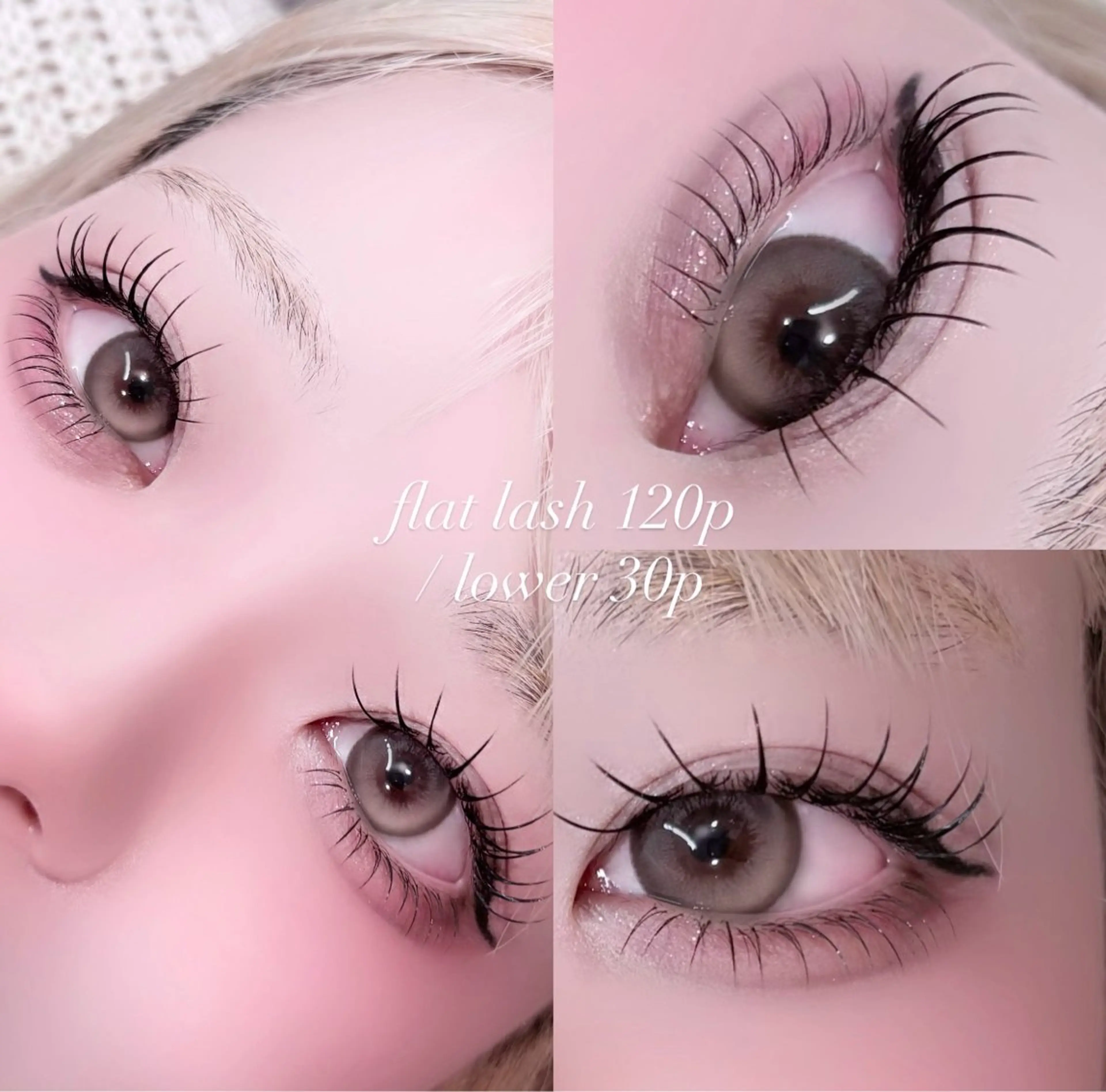 マツエク・マツパ 付け放題 CCカール Cカール キュート Jカール 🎀束感/上下エク/ 𝐑𝐔𝐀🎀♡のマツエク・マツパデザイン