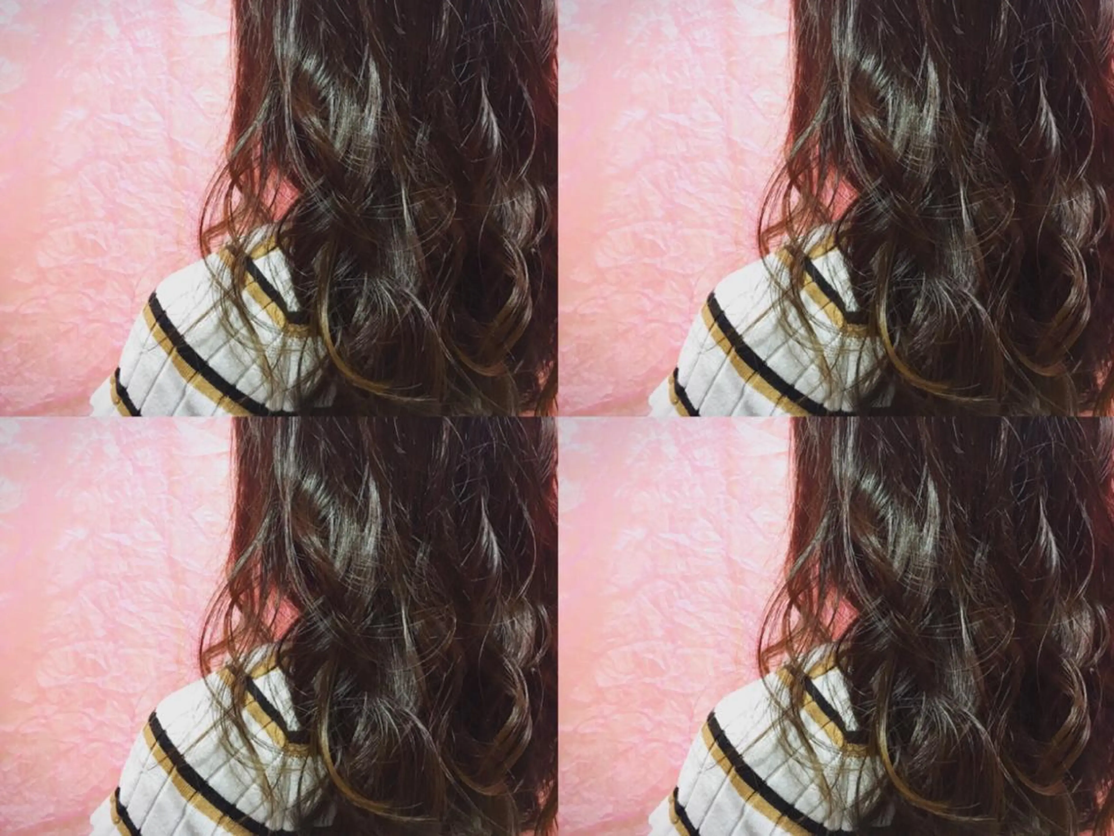 ミディアム セミロング ロング カラー boutique misakiのヘアスタイル