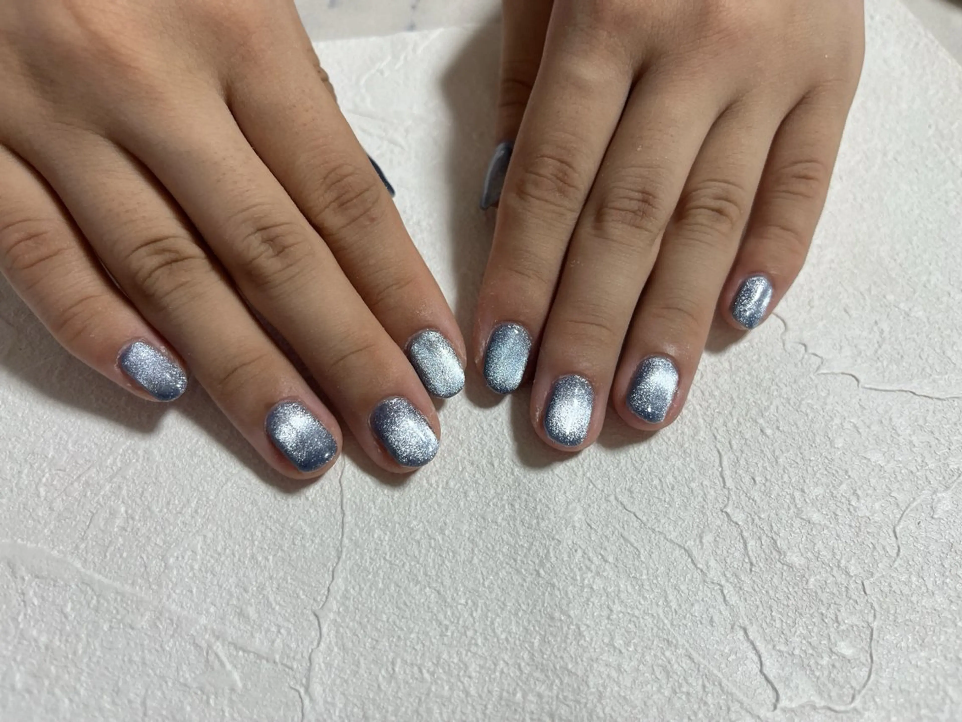 ネイル オーロラネイル フットネイル フレンチネイル ジェルネイル 韓国ネイル ハンドネイル kiki nail たまプラーザのネイルデザイン