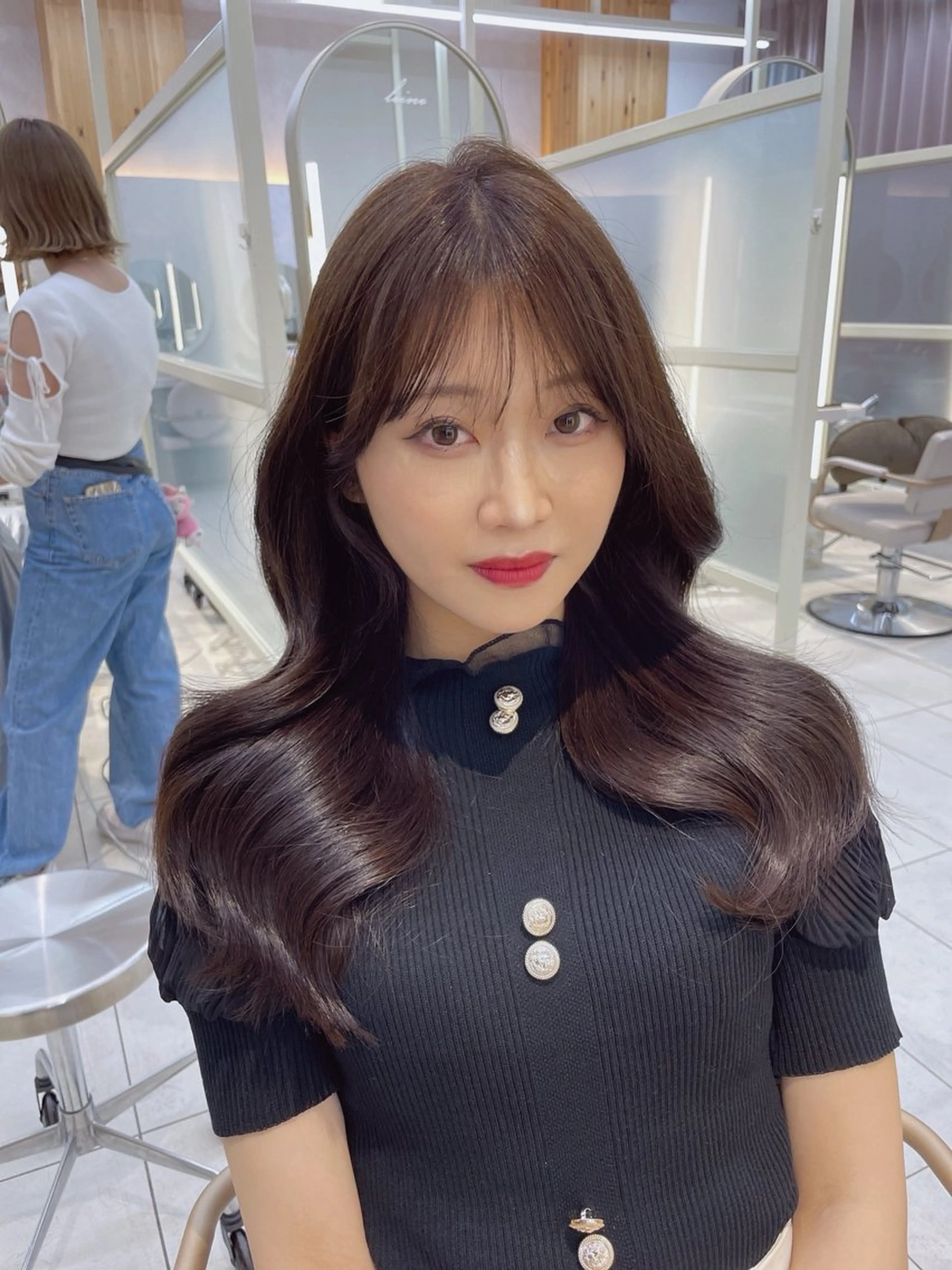 ロング レイヤー/顔周り /韓国ヘア/TAKUのヘアスタイル