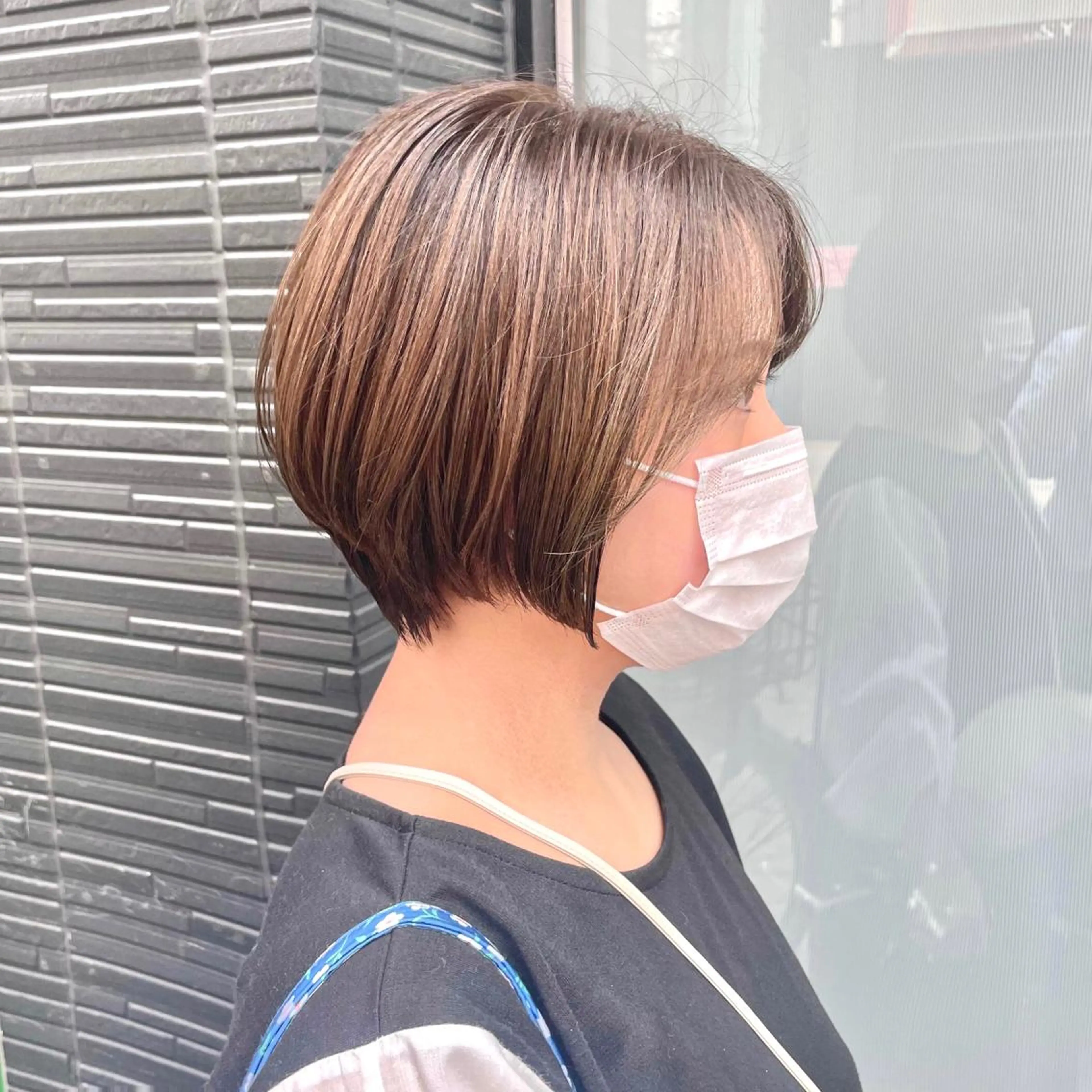 ショート カラー カット ヘアカラー トリートメント ショート/ボブ/ 透明感カラー/ほのかのヘアスタイル