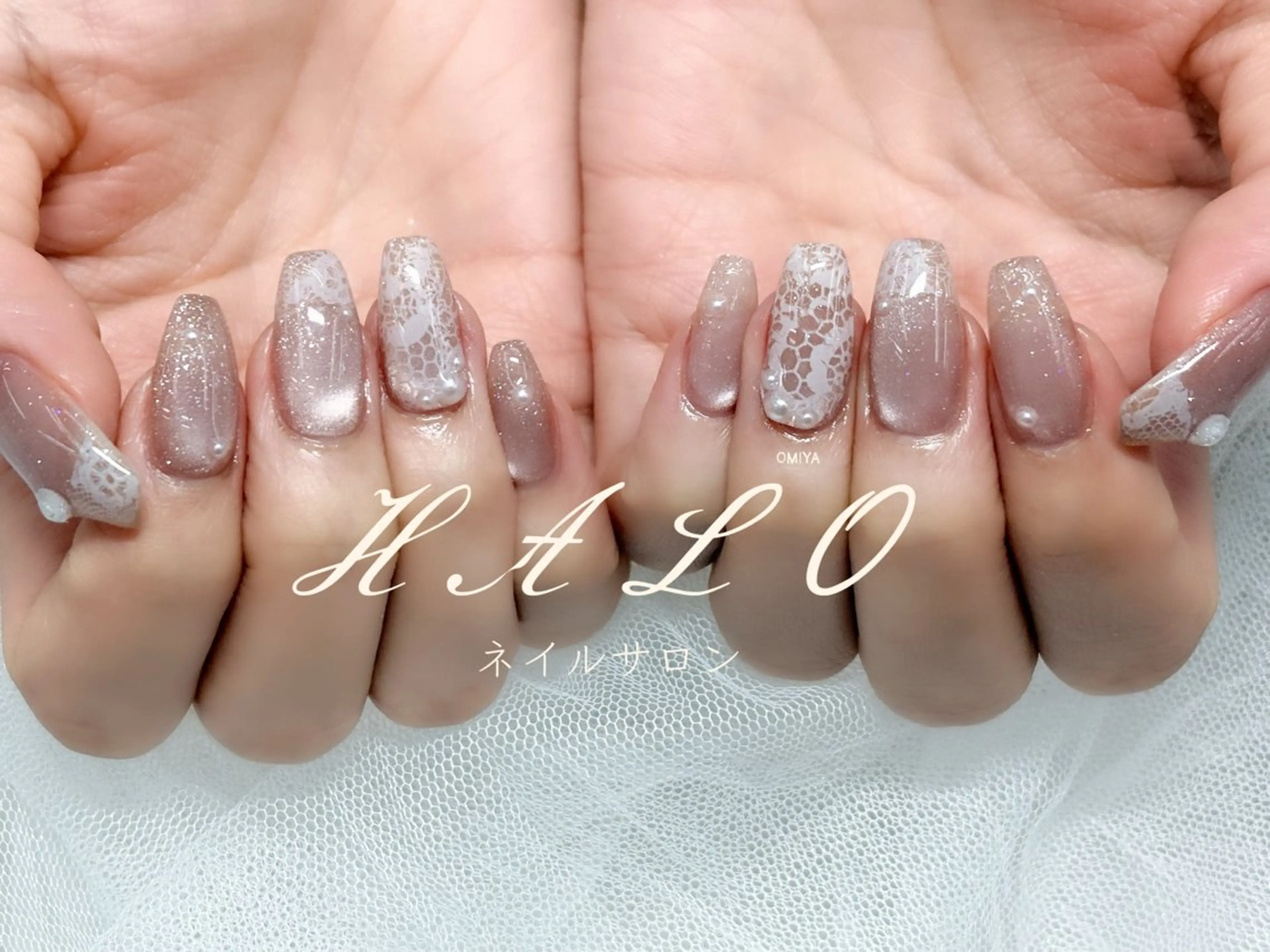 ネイル HALO ネイルモデル募集中のネイルデザイン