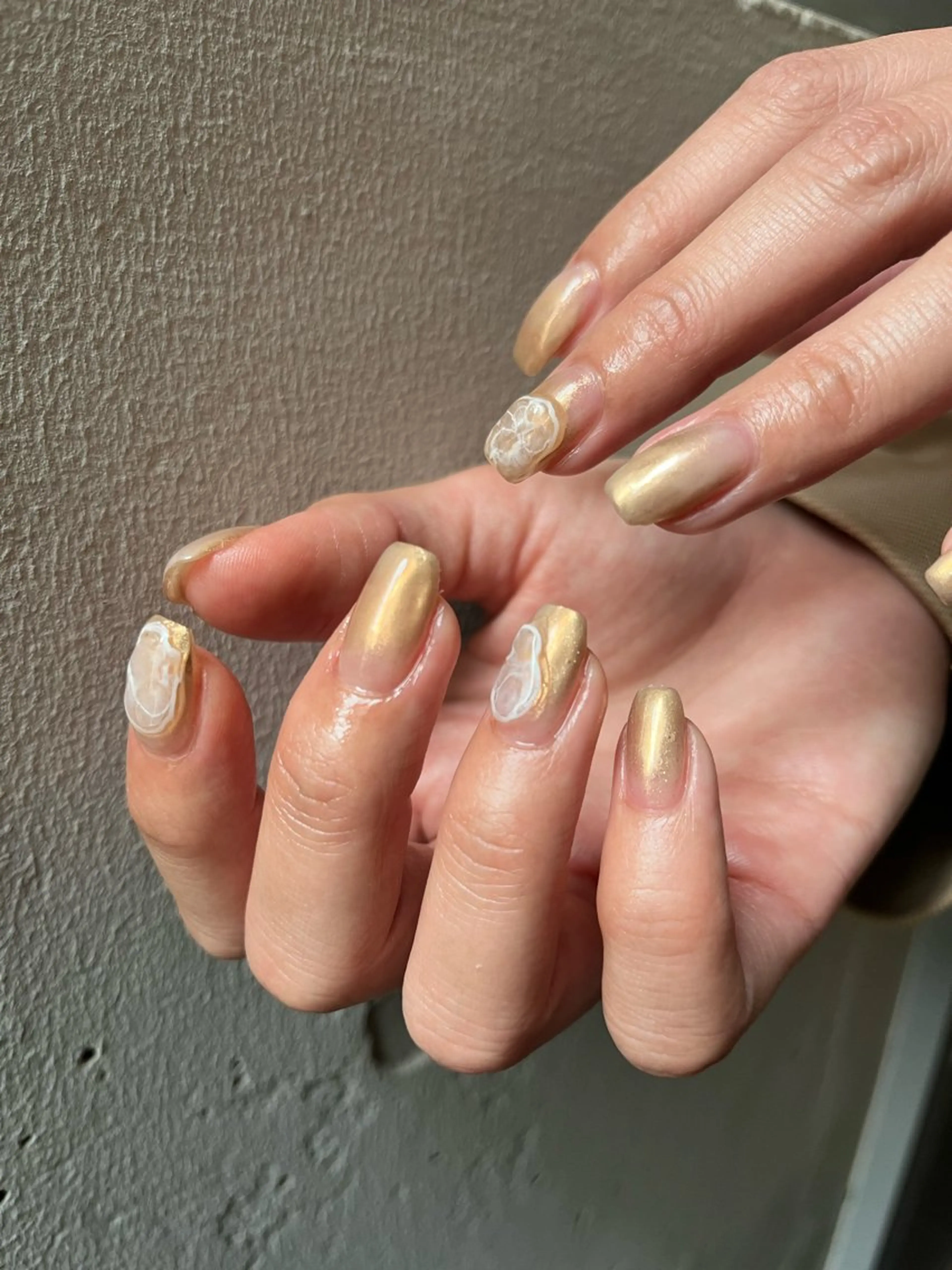 ショート ハンドネイル フットネイル @Unica_ honmachiのネイルデザイン