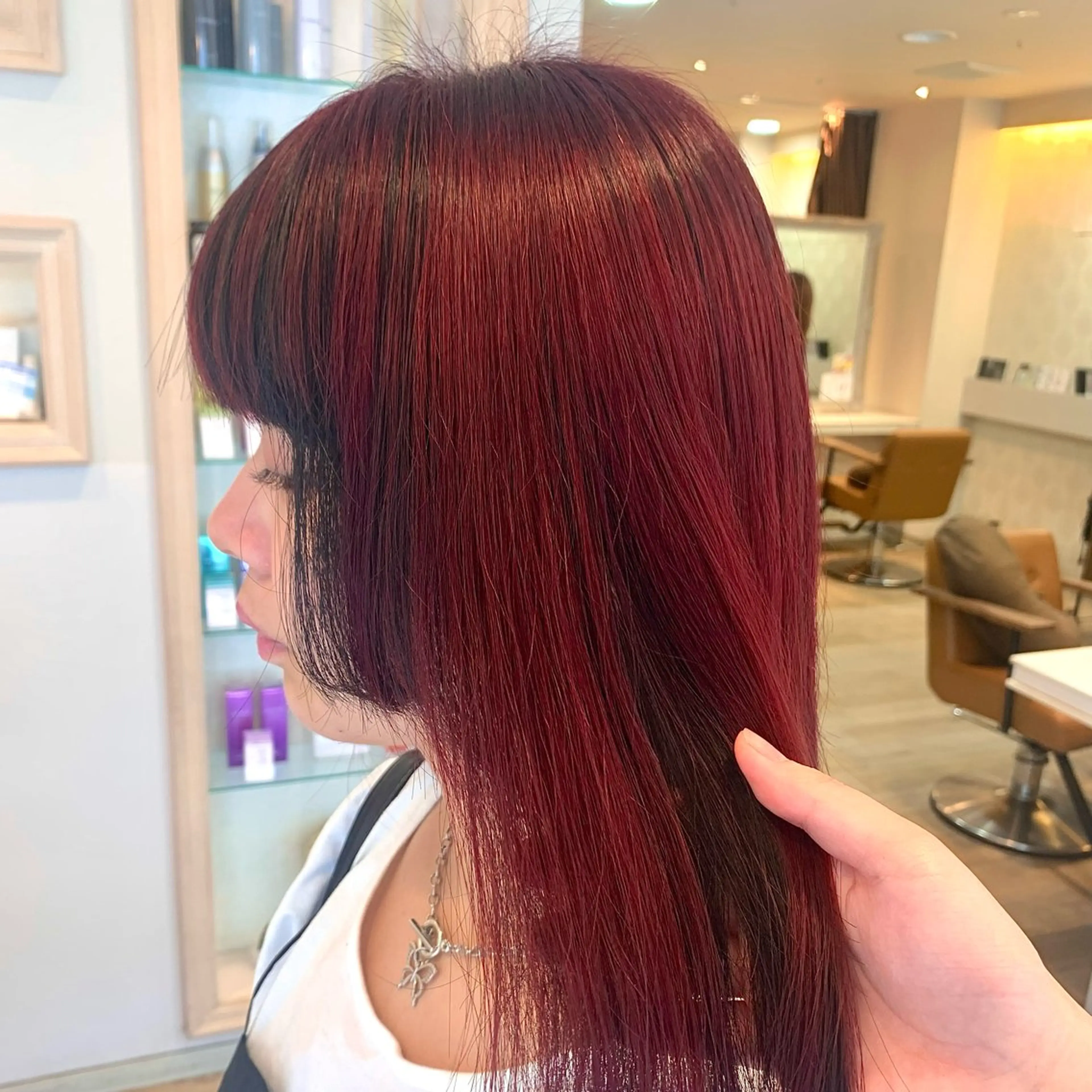 カラー ヘアカラー トリートメント rio/ボブ /ブリーチカラー🫧のヘアスタイル