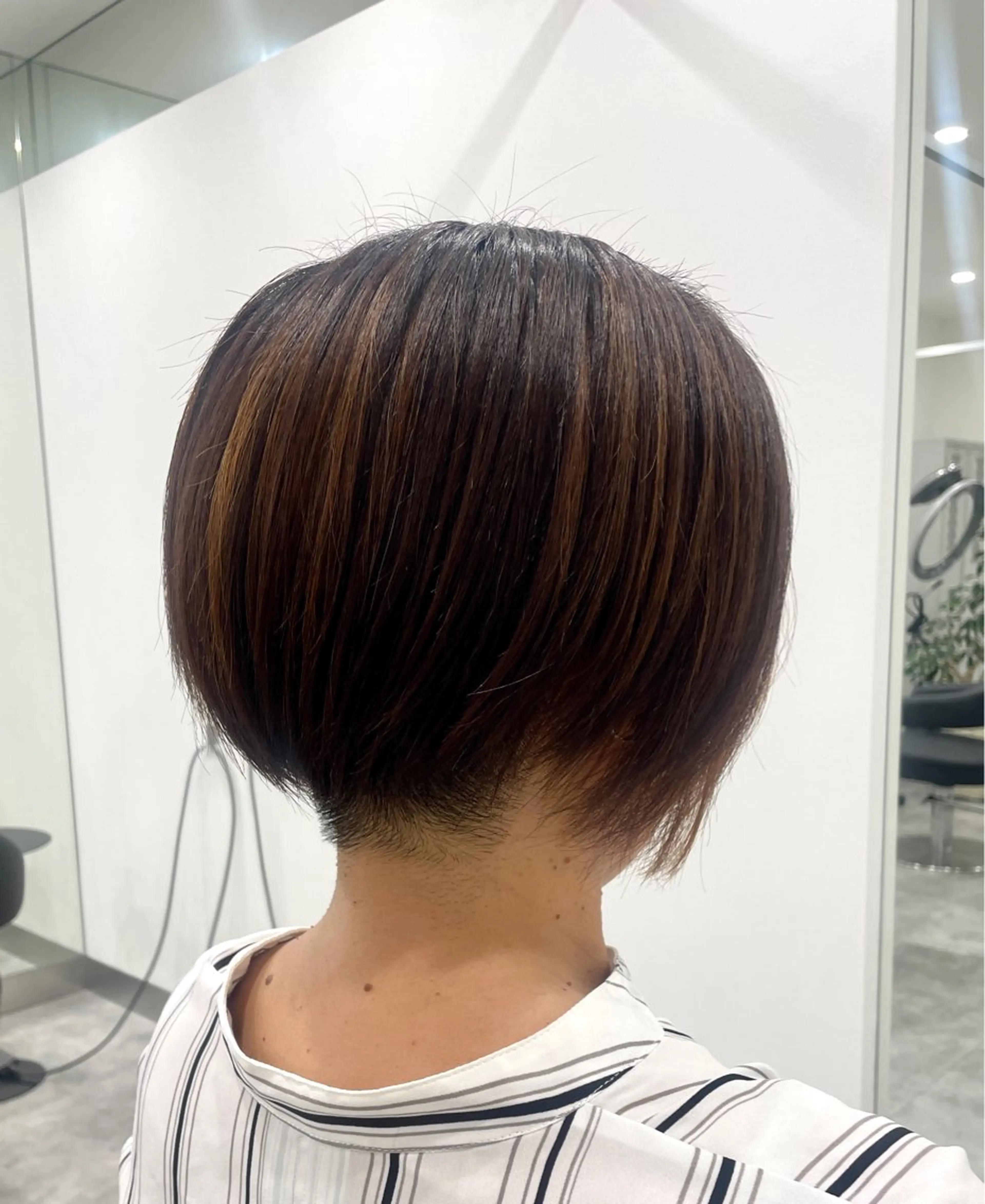 ショート ヘアアレンジ ボブ 韓国風ヘア レイヤーカット 💝似合わせカット& カラーＵｒｕｎａ💝のヘアスタイル