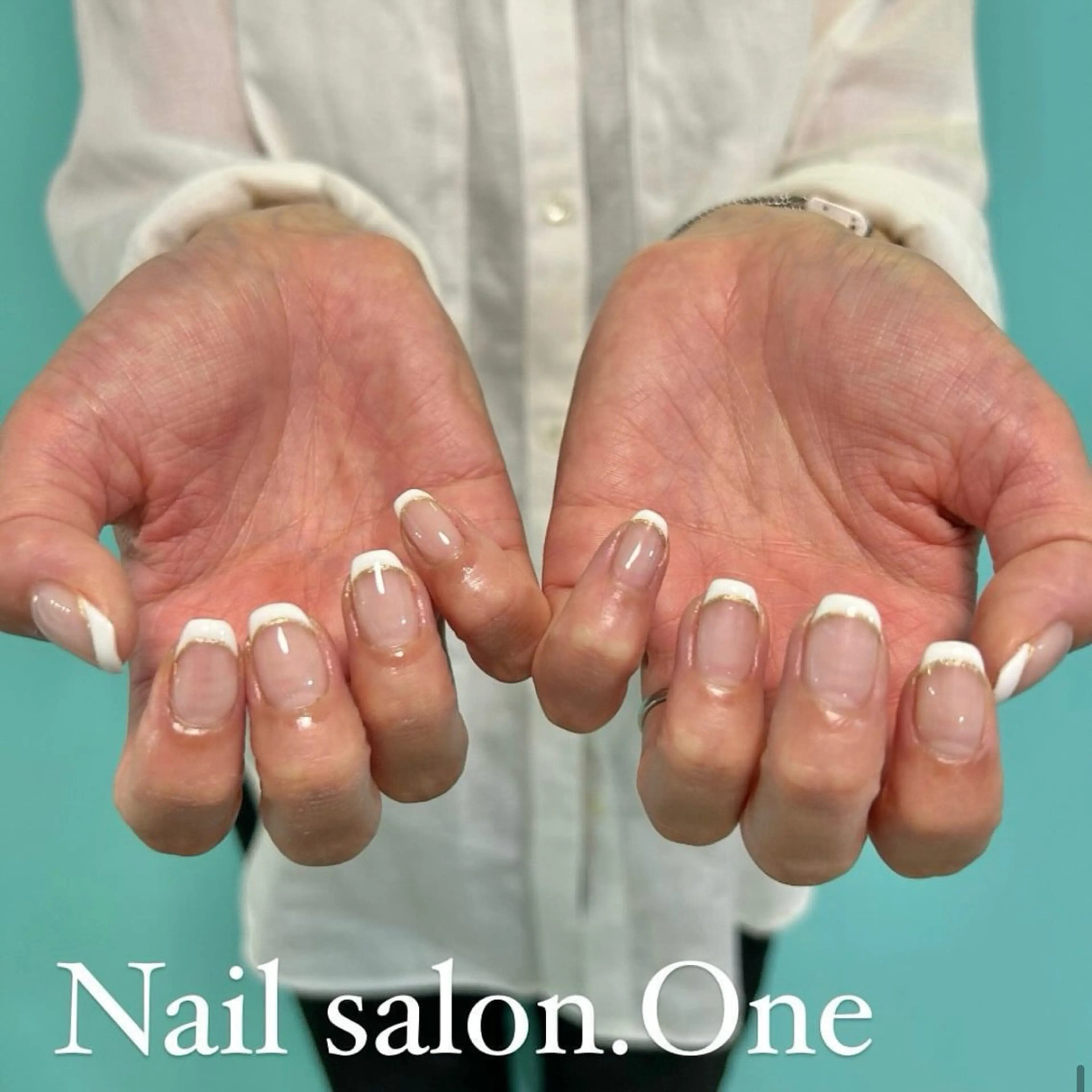 フレンチネイル💅【オフ無し】※補足説明参照要の写真