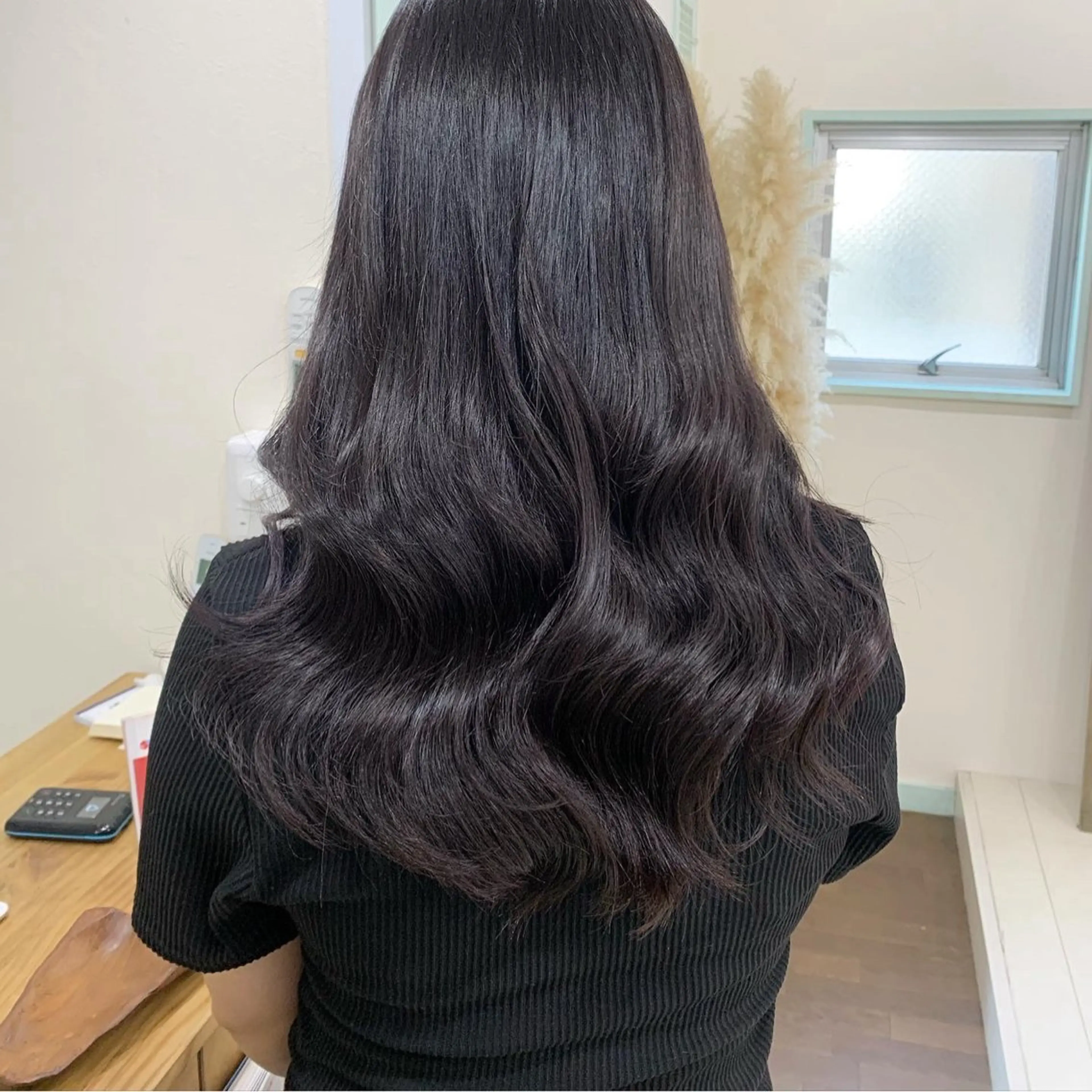 【色持ち◎】暗髪カラー＋選べる2stepTR🤎就活生や社会人の方に！暗髪好きな方も！の写真