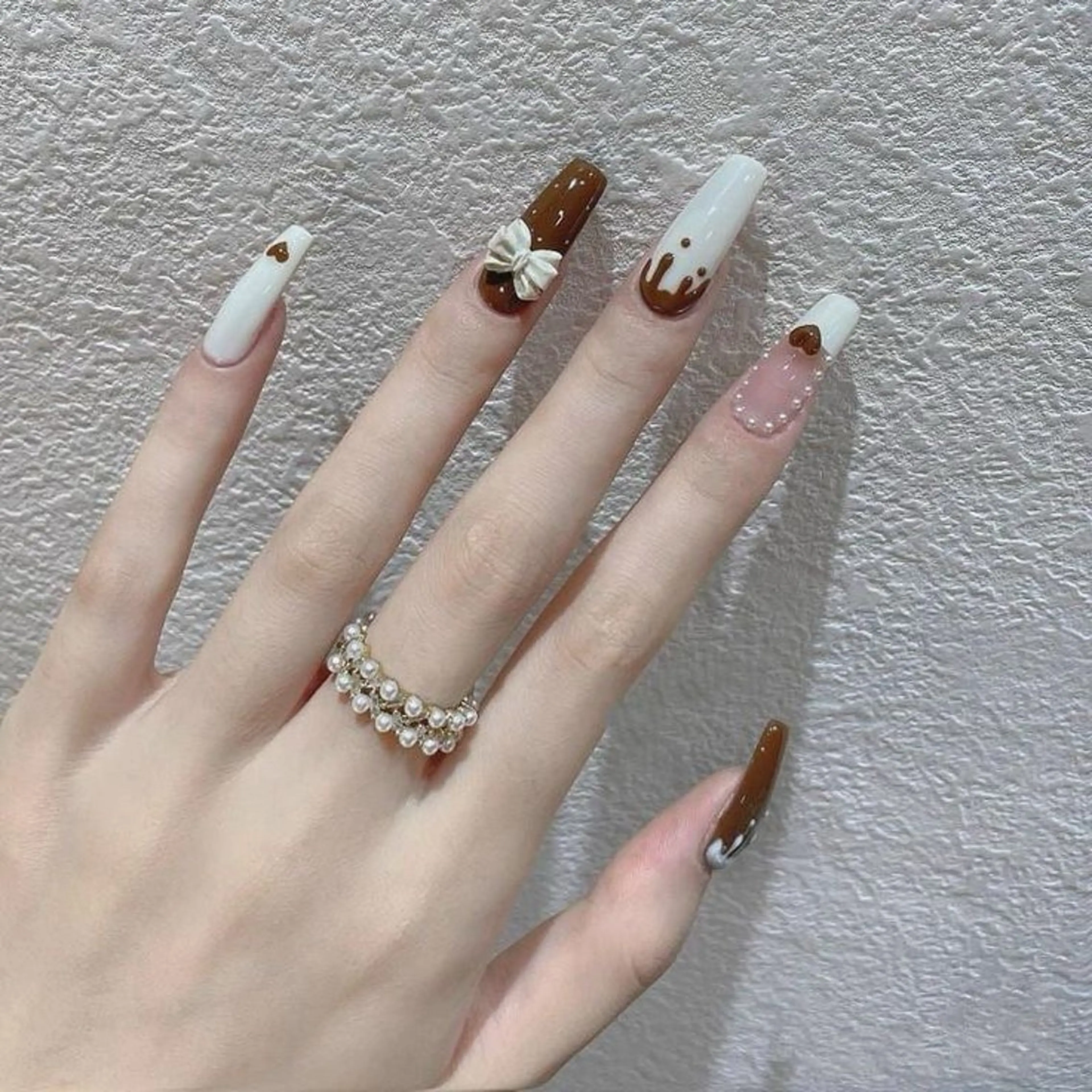 ネイル 韓国ネイル 持ち込み ハンドネイル RINN ANA.CHUOのネイルデザイン