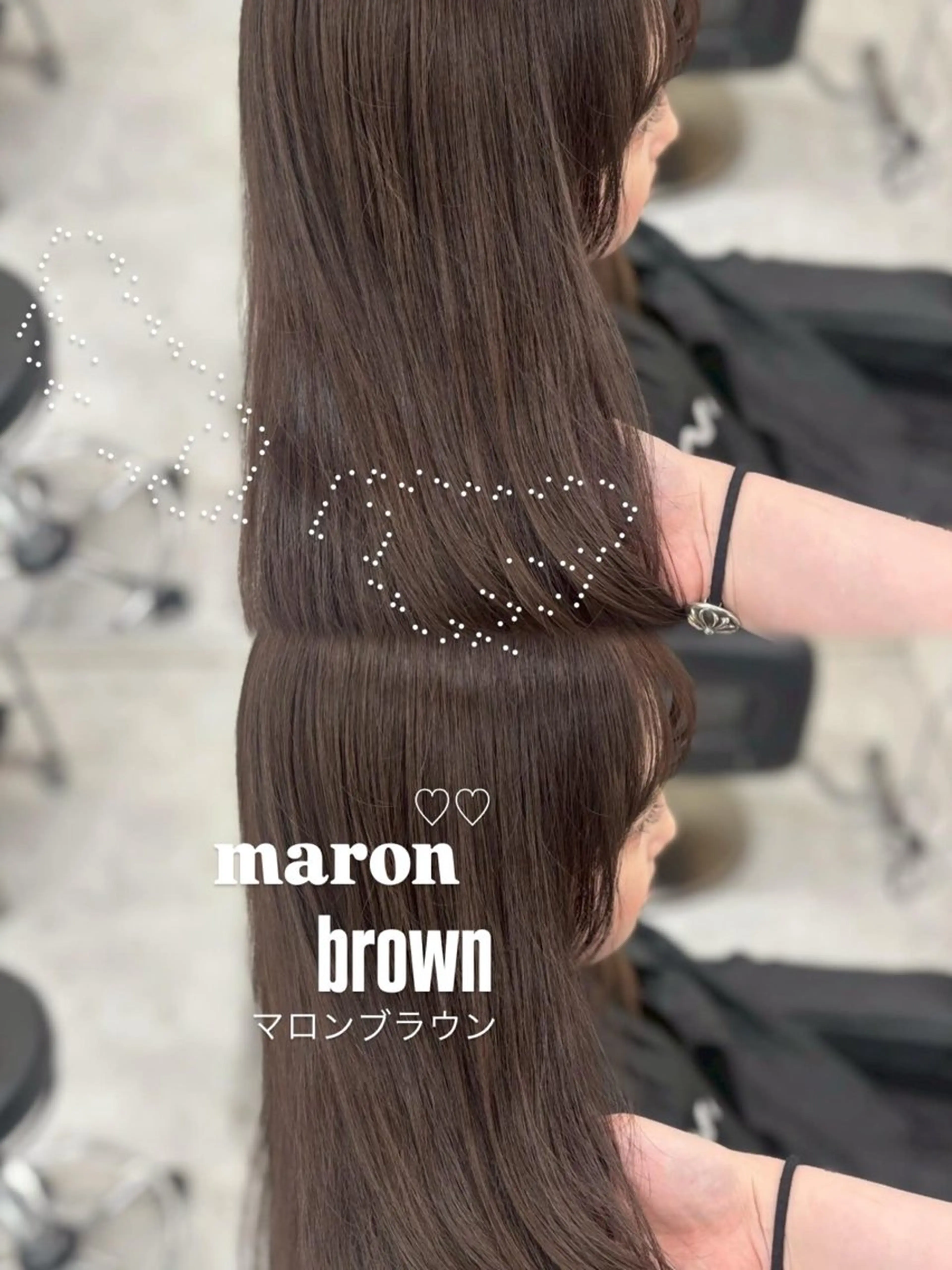 ロング カラー ヘアカラー ヘアセット 上品モテヘア🩶 karen🩶のヘアスタイル