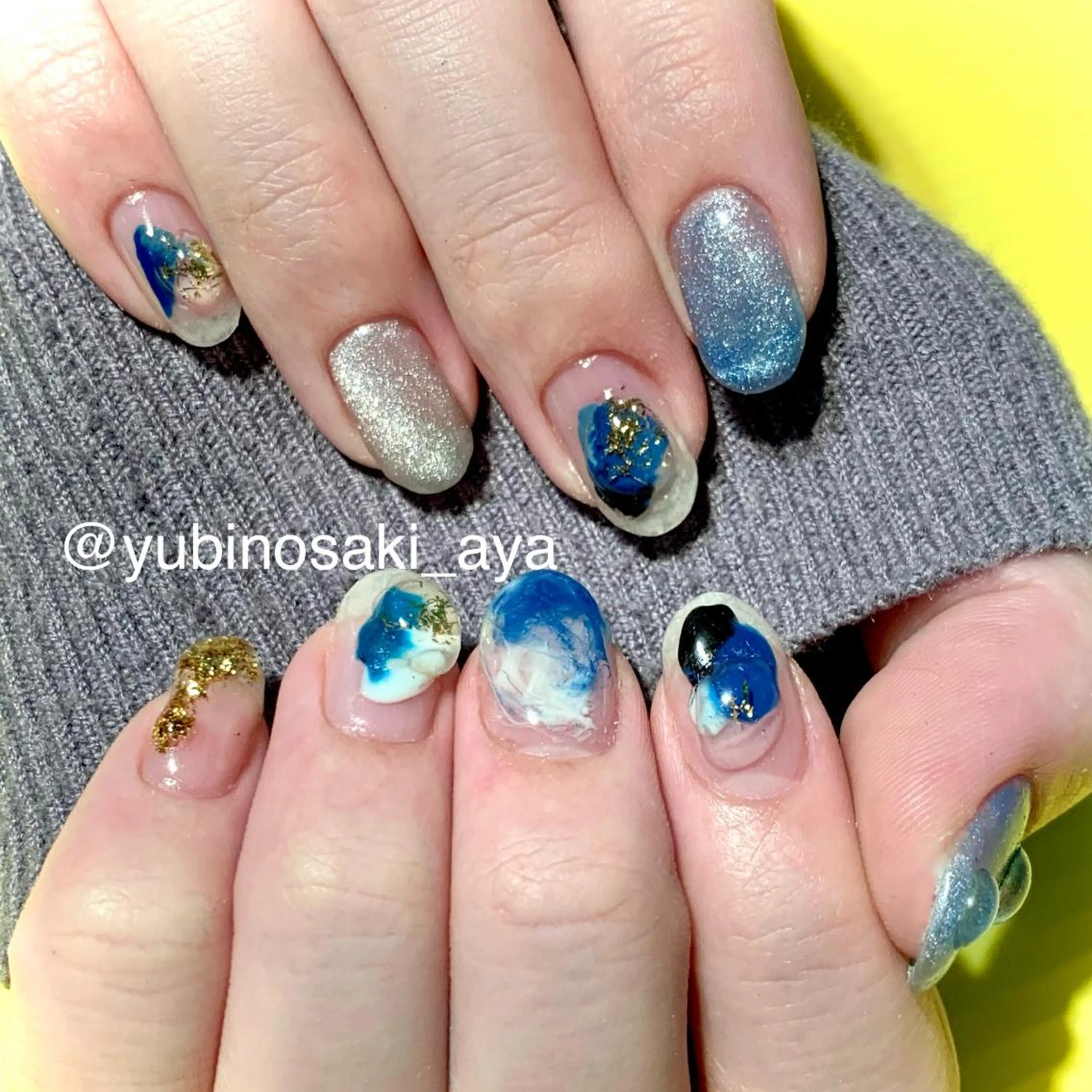 ネイル ゆびノさき茨木店 ニュアンス/アートのネイルデザイン