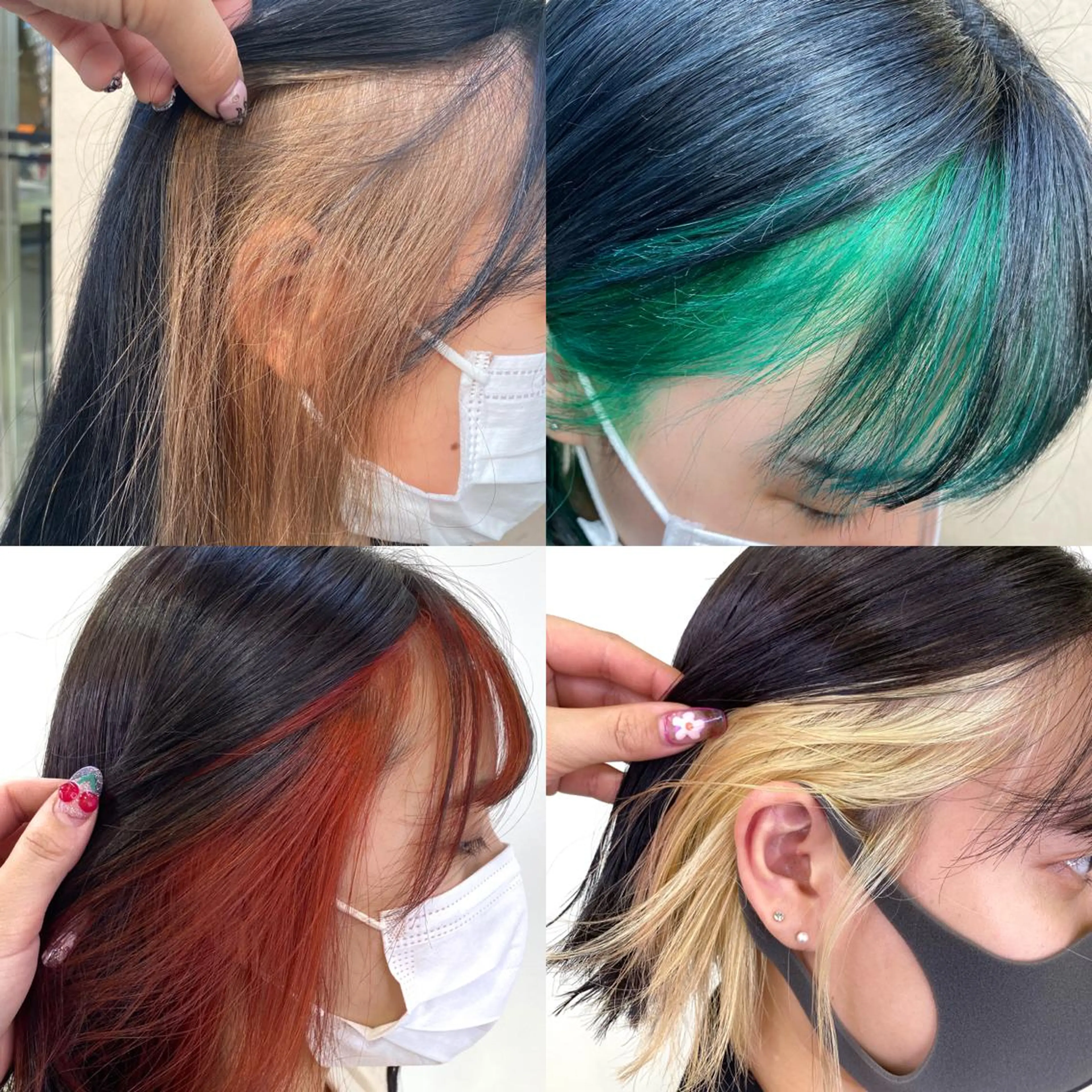 ミディアム カラー ヘアアレンジ TSUNA 🌙 Lim 五反田のマツエク・マツパデザイン