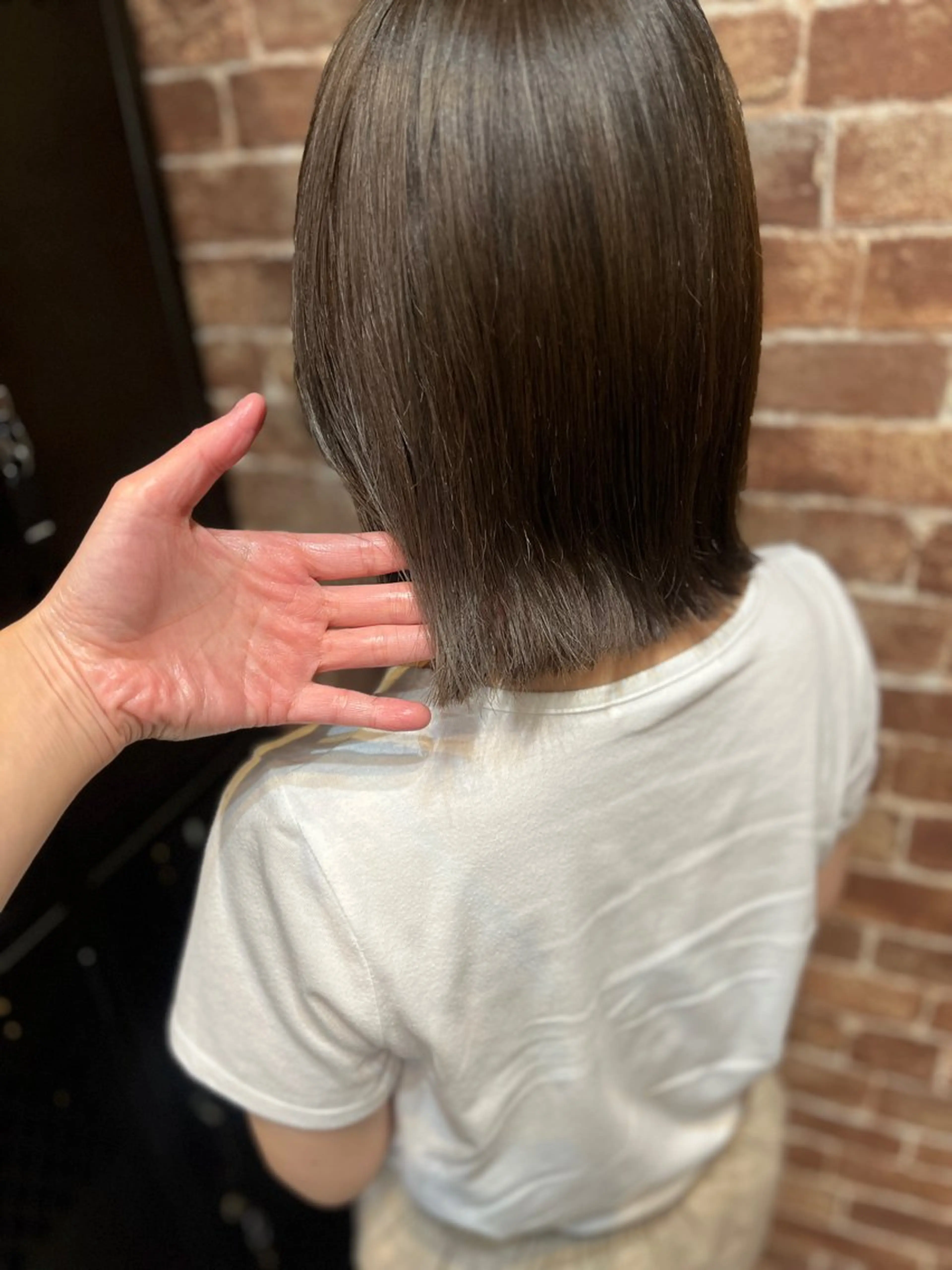 ミディアム カラー メンズ 久木原 ゆりのヘアスタイル