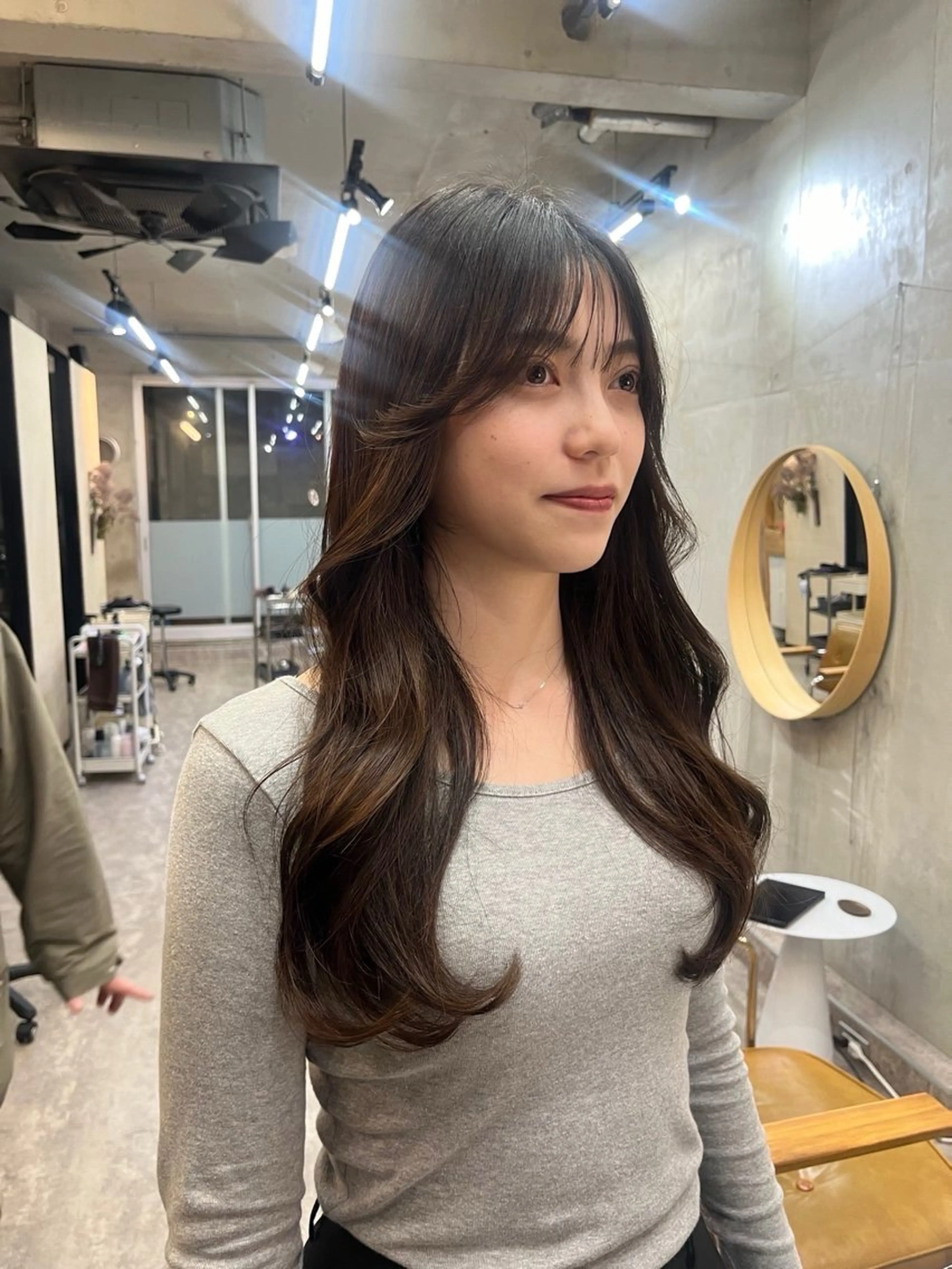 セミロング カラー ベージュカラー ブリーチ ケアブリーチ 透明感カラー ダブルカラー カット 🤎𝐌𝐚𝐨⌇ お悩み解決美容師🤎のヘアスタイル