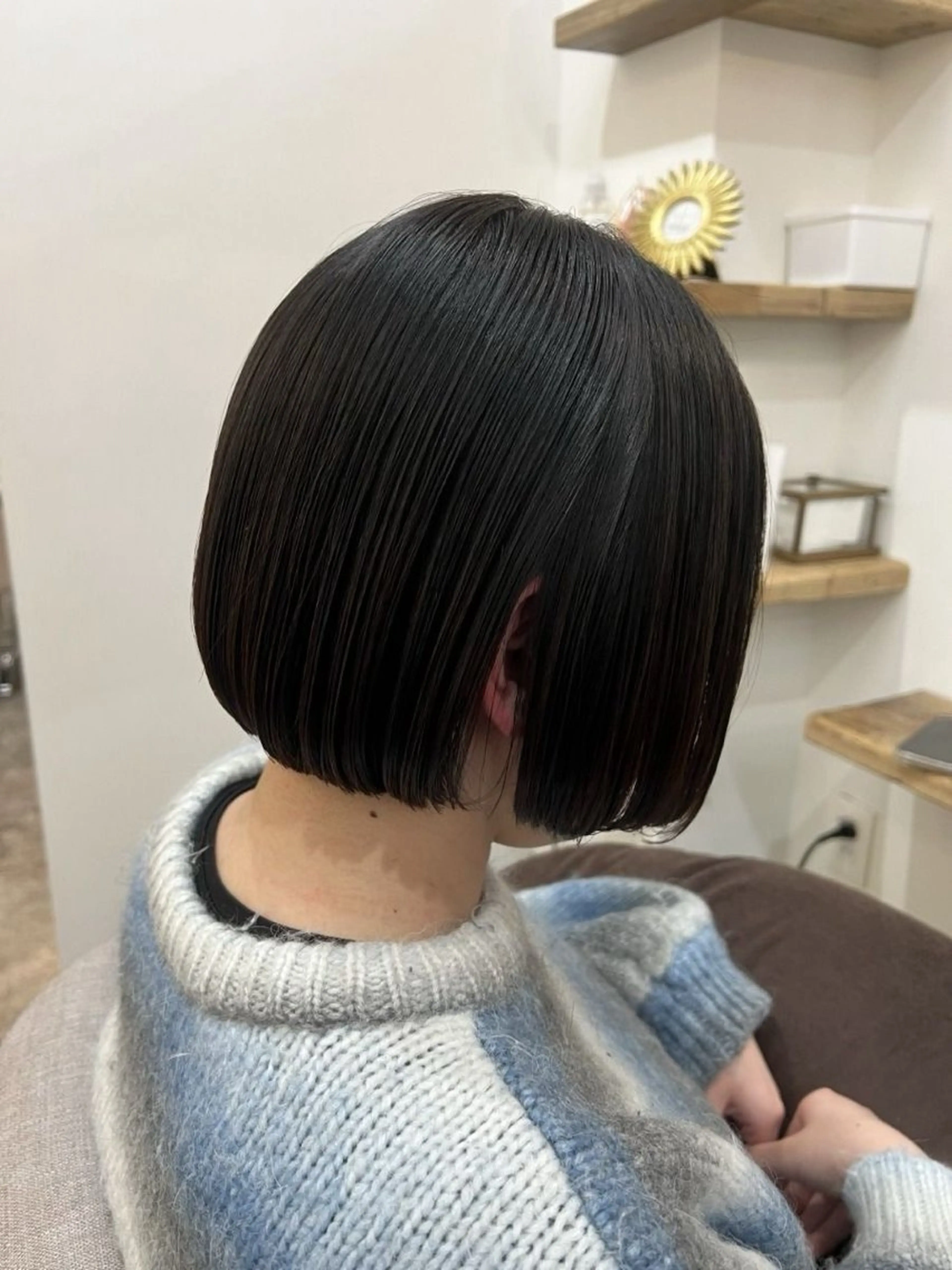 ショート 切りっぱなしボブ ボブ Elsa神戸元町店【エルサ】所属・［Elsa元町］ 城内譲のヘアスタイル