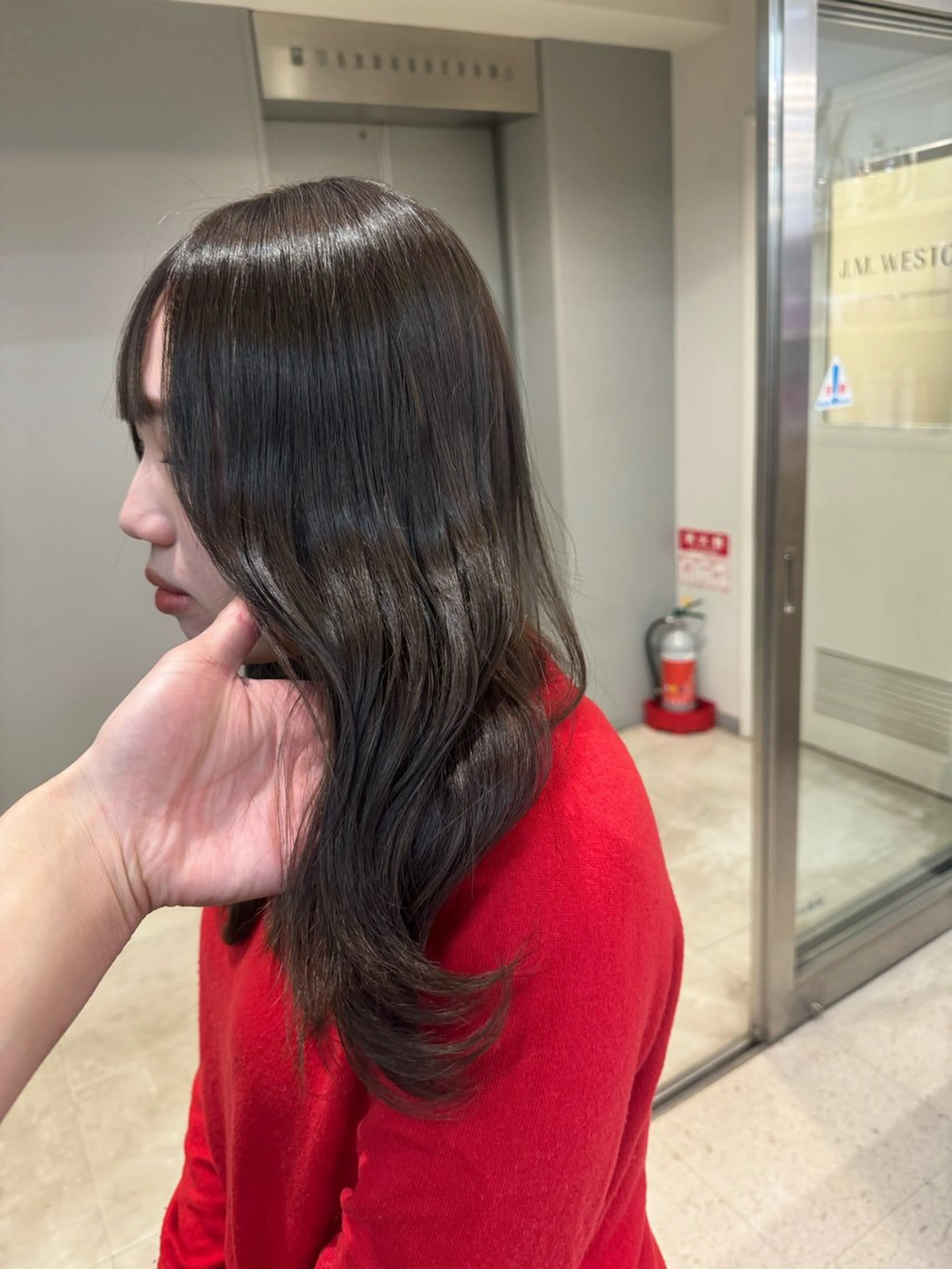 セミロング 箕面/ボブ/ 髪質改善/加藤優眞のヘアスタイル