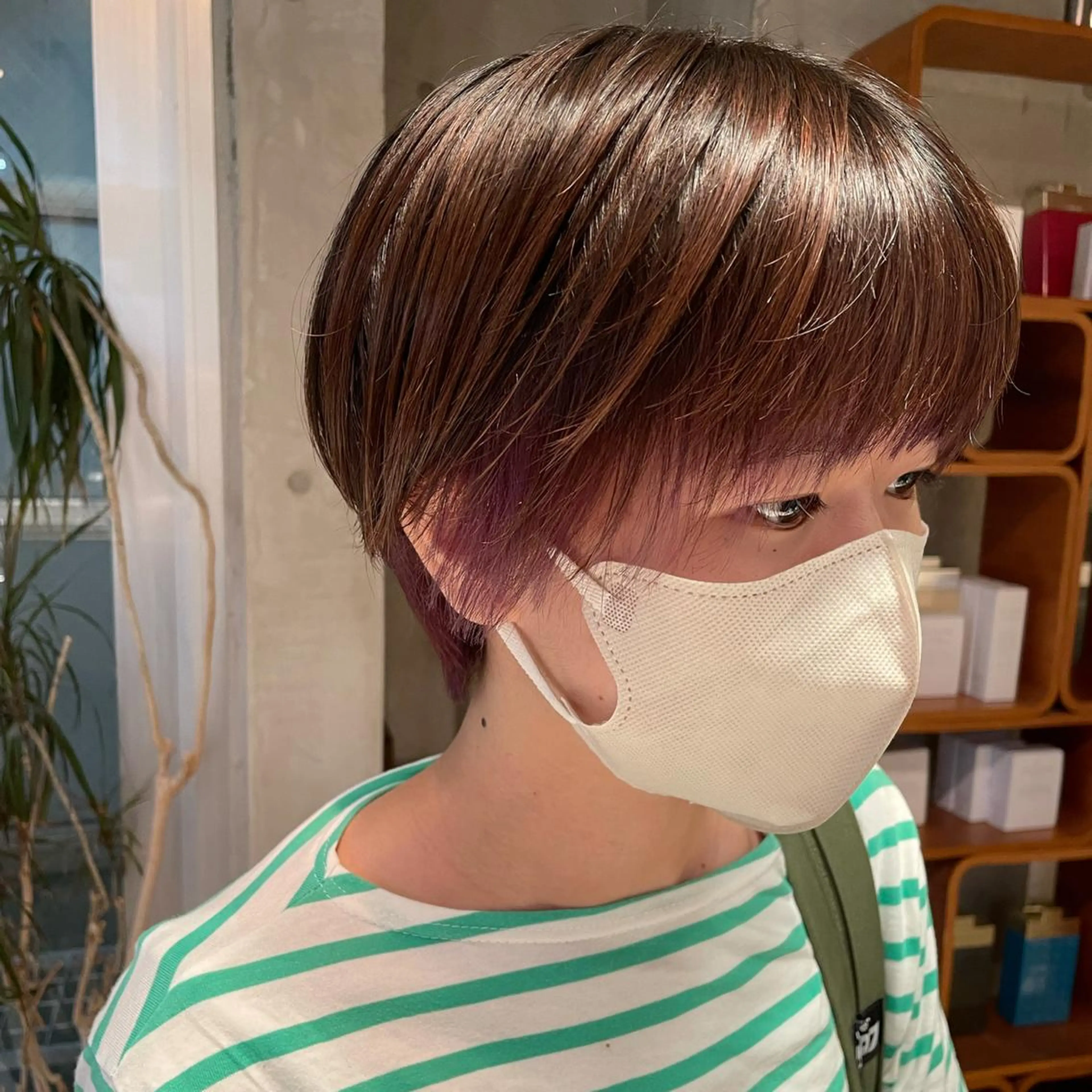 ショート ミストバング fifth おのでら ようのヘアスタイル