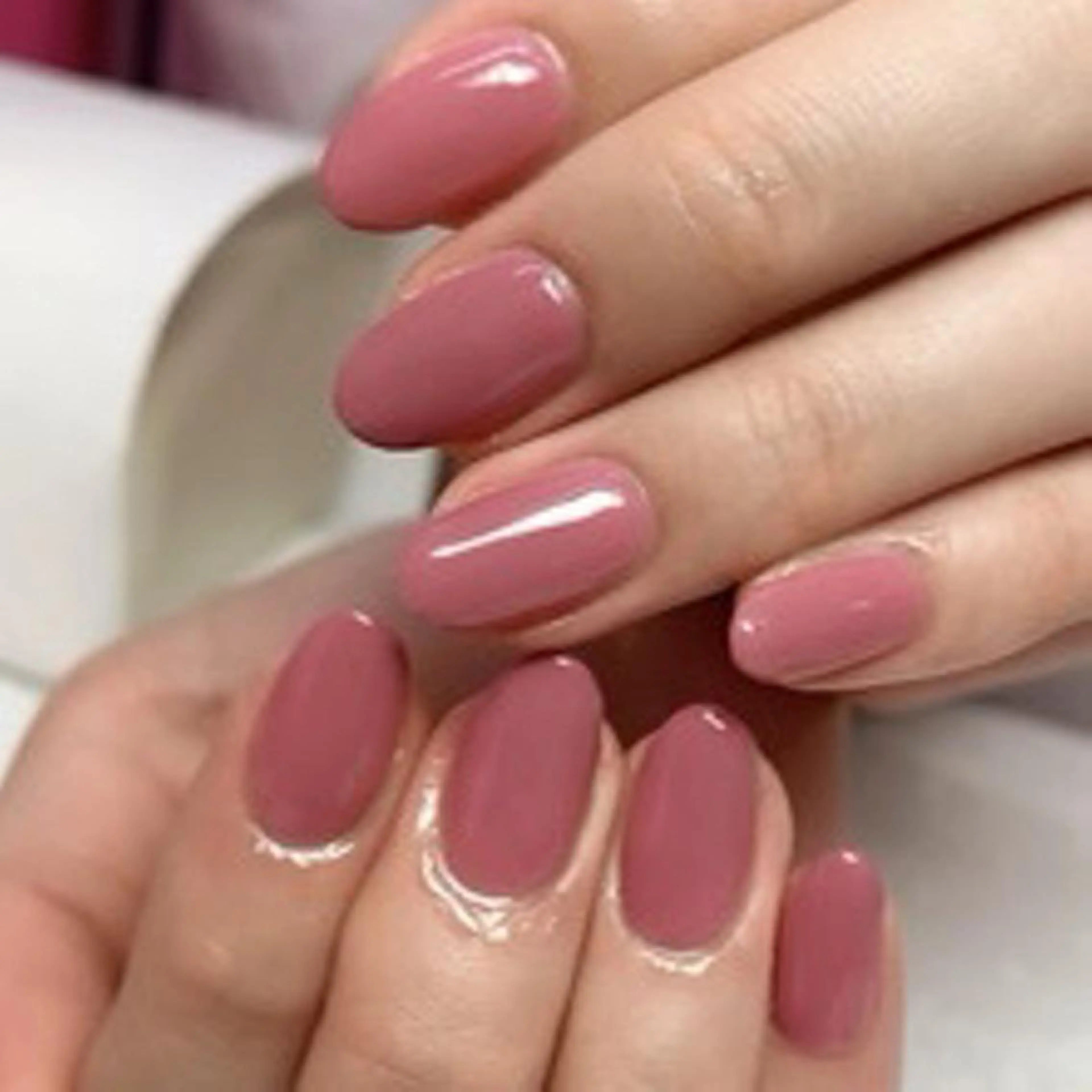 ワンカラーネイル  1色ベタ塗りパーツなしの写真