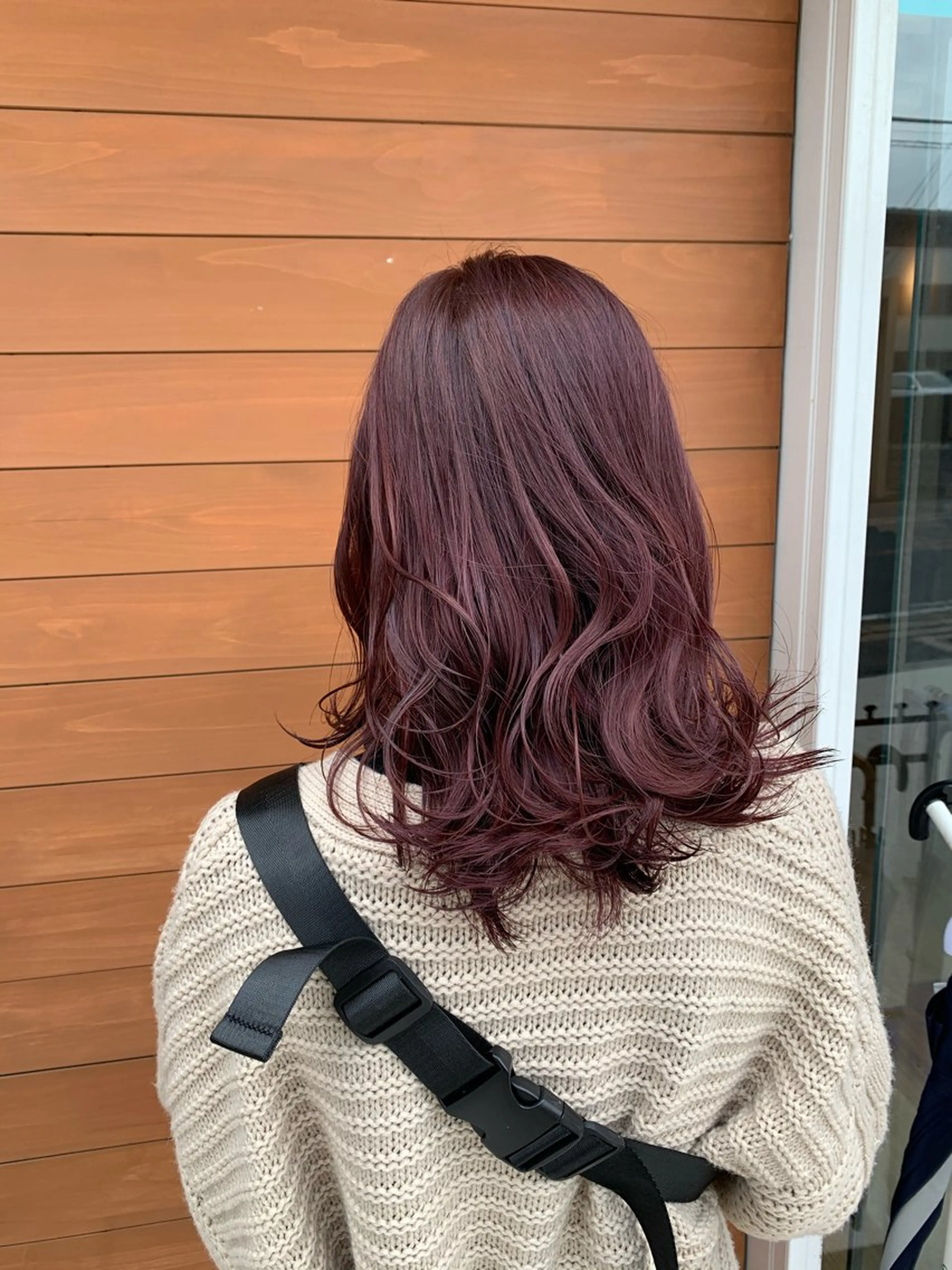 ミディアム カラー レッドカラー トリートメント メンズパーマ✨️村越 雄斗のヘアスタイル