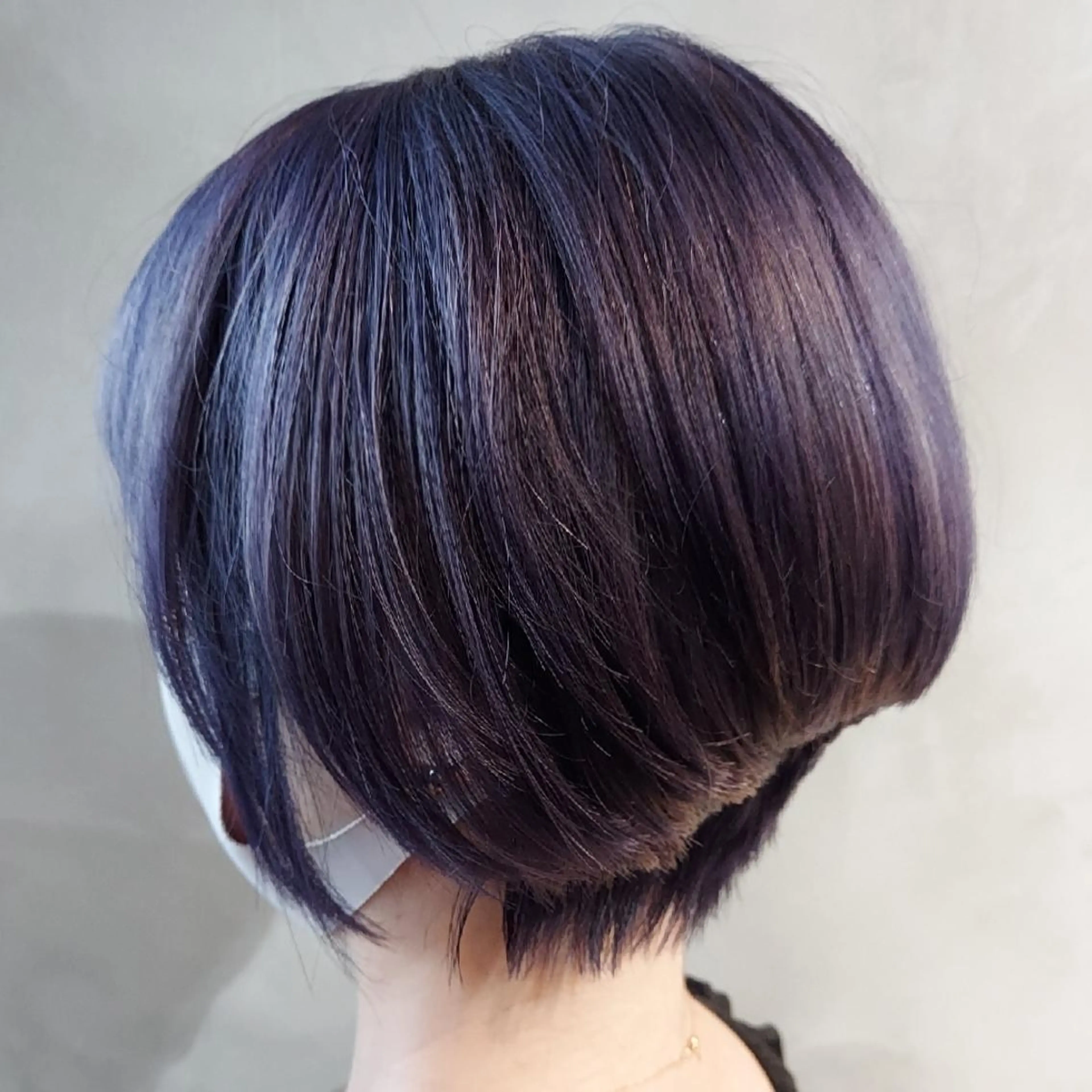 ショート カラー ショートボブ ブルーカラー ボブ ショートヘア ヘアカラー トリートメント ブリーチ・ハイトーン 特化🎉内山のヘアスタイル