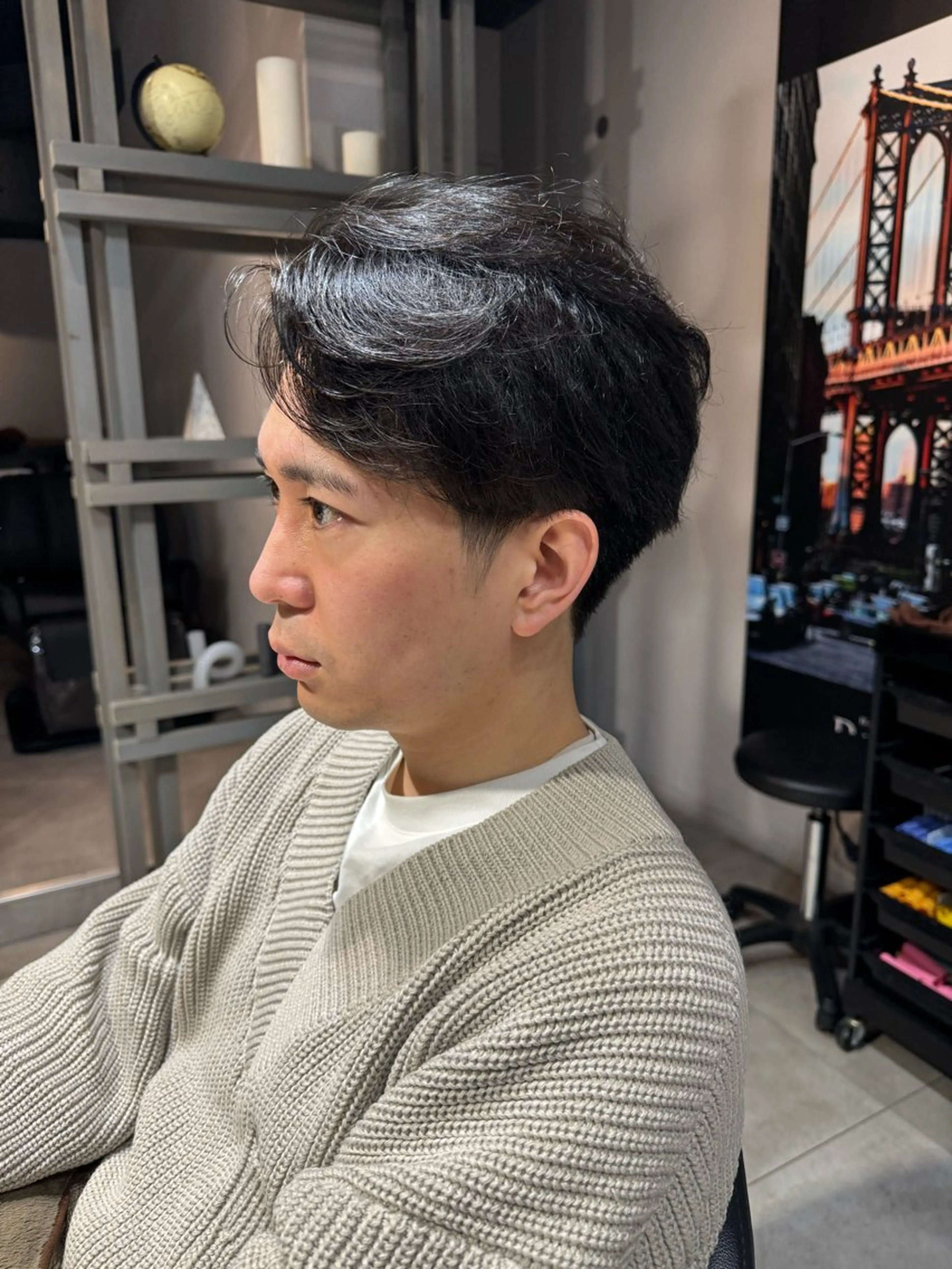 ミディアム メンズ カット ヘッドスパ 似合う髪型が 分からない方へのヘアスタイル