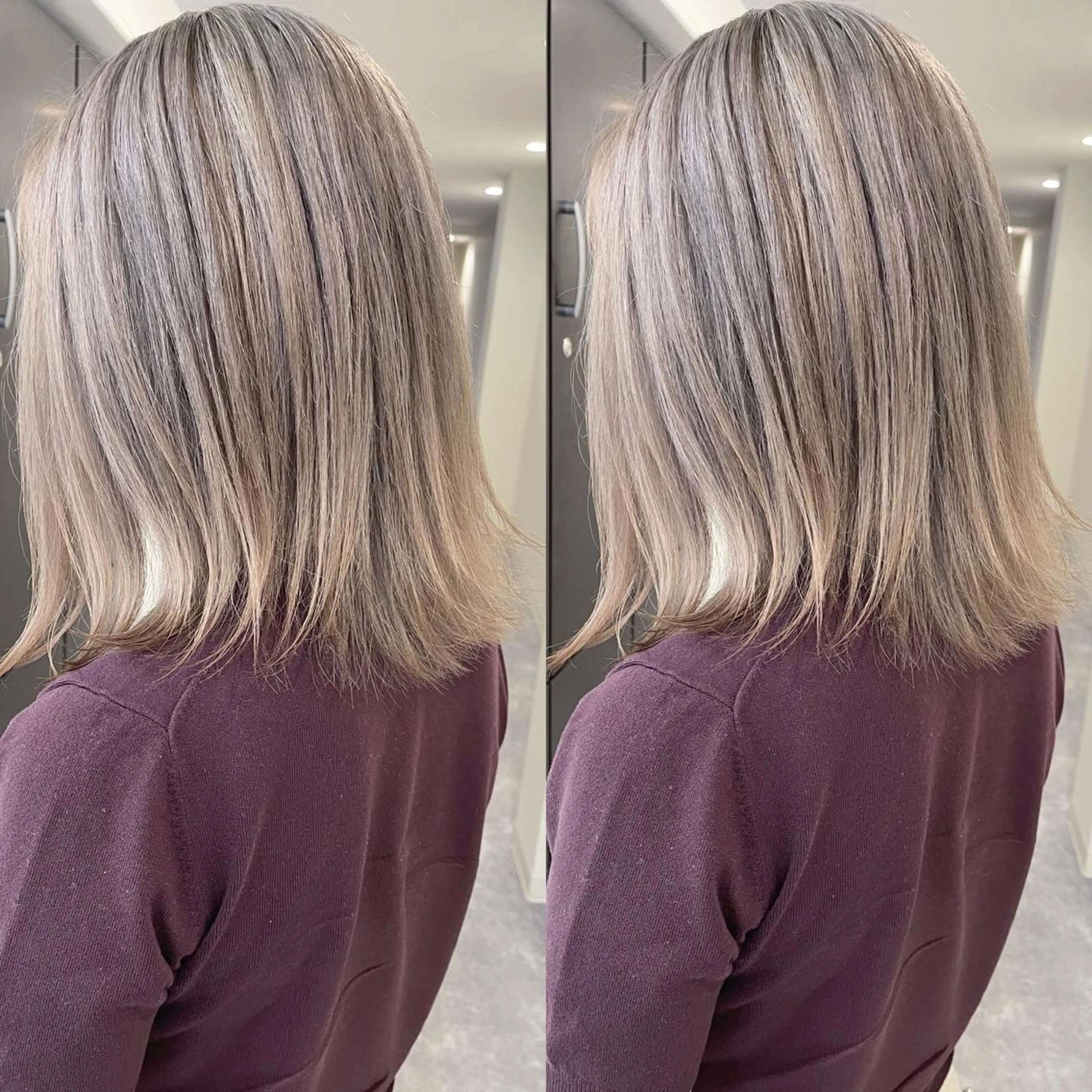 ミディアム ボブ 外ハネヘア H (エイチ) 烏丸御池店のヘアスタイル