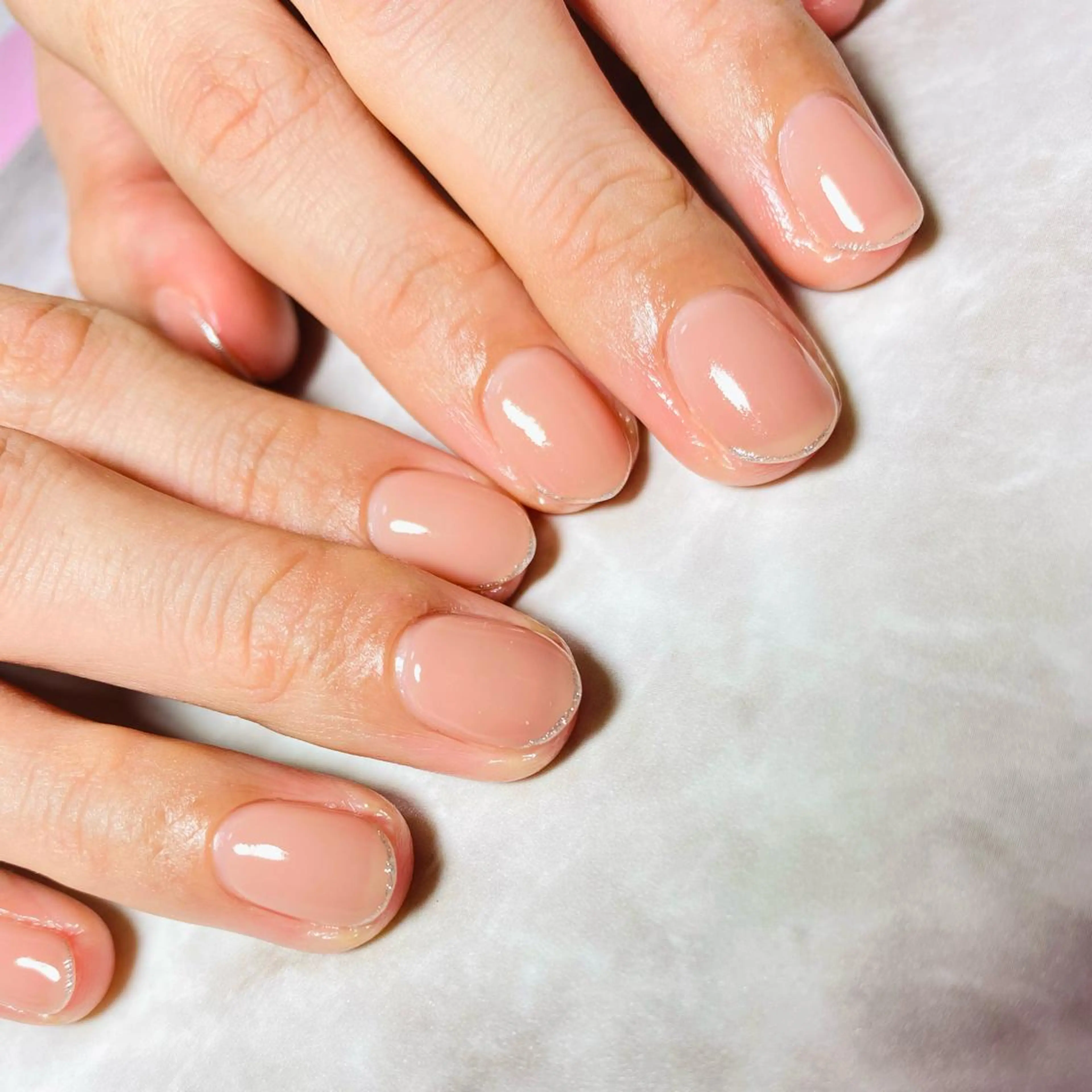 ネイル ラメ(グリッター) オフィスネイル シンプルネイル ハンドネイル nailsalon RMIKのネイルデザイン