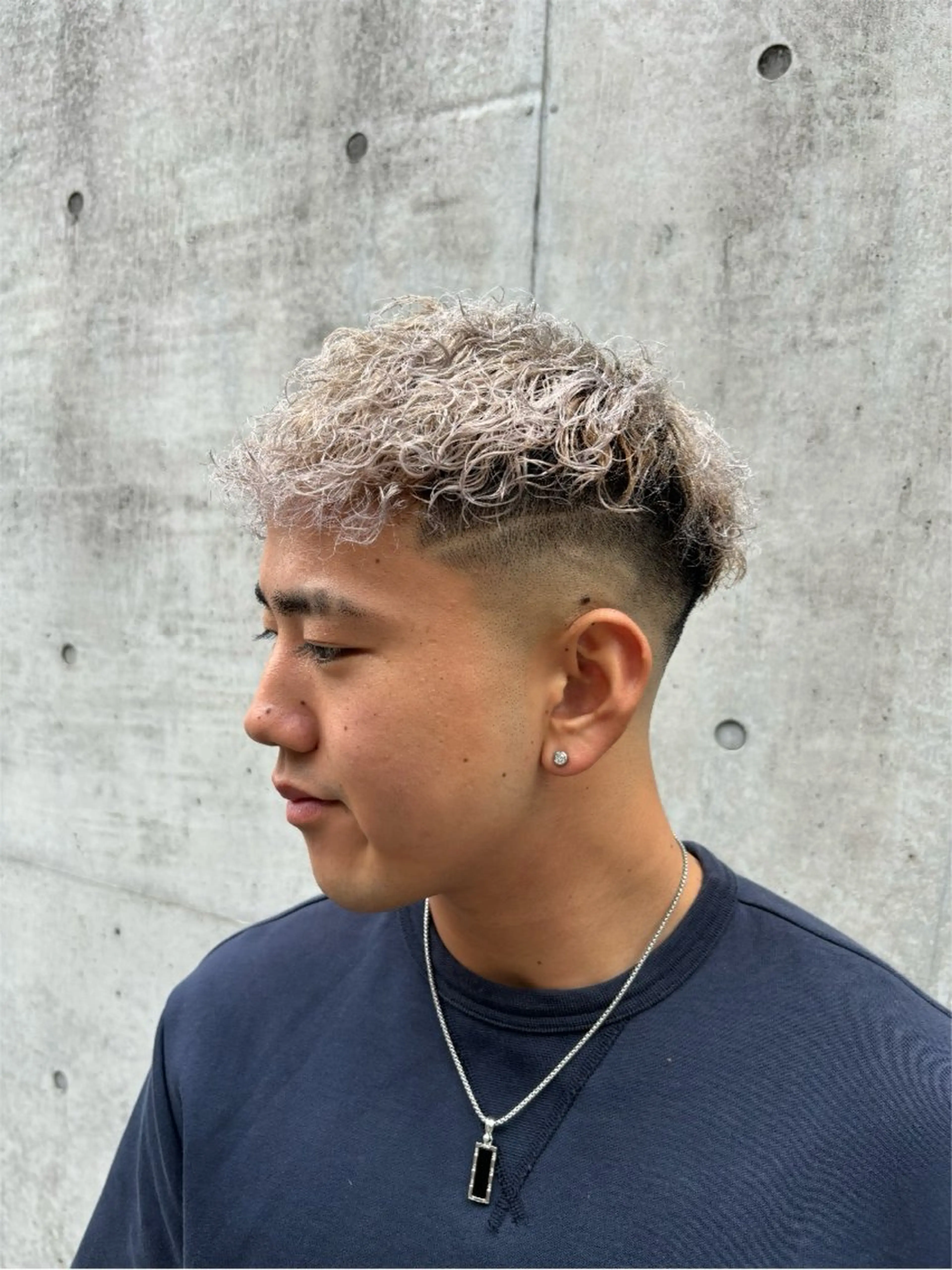 ショート カラー パーマ メンズ特化サロン 高山佑真のヘアスタイル