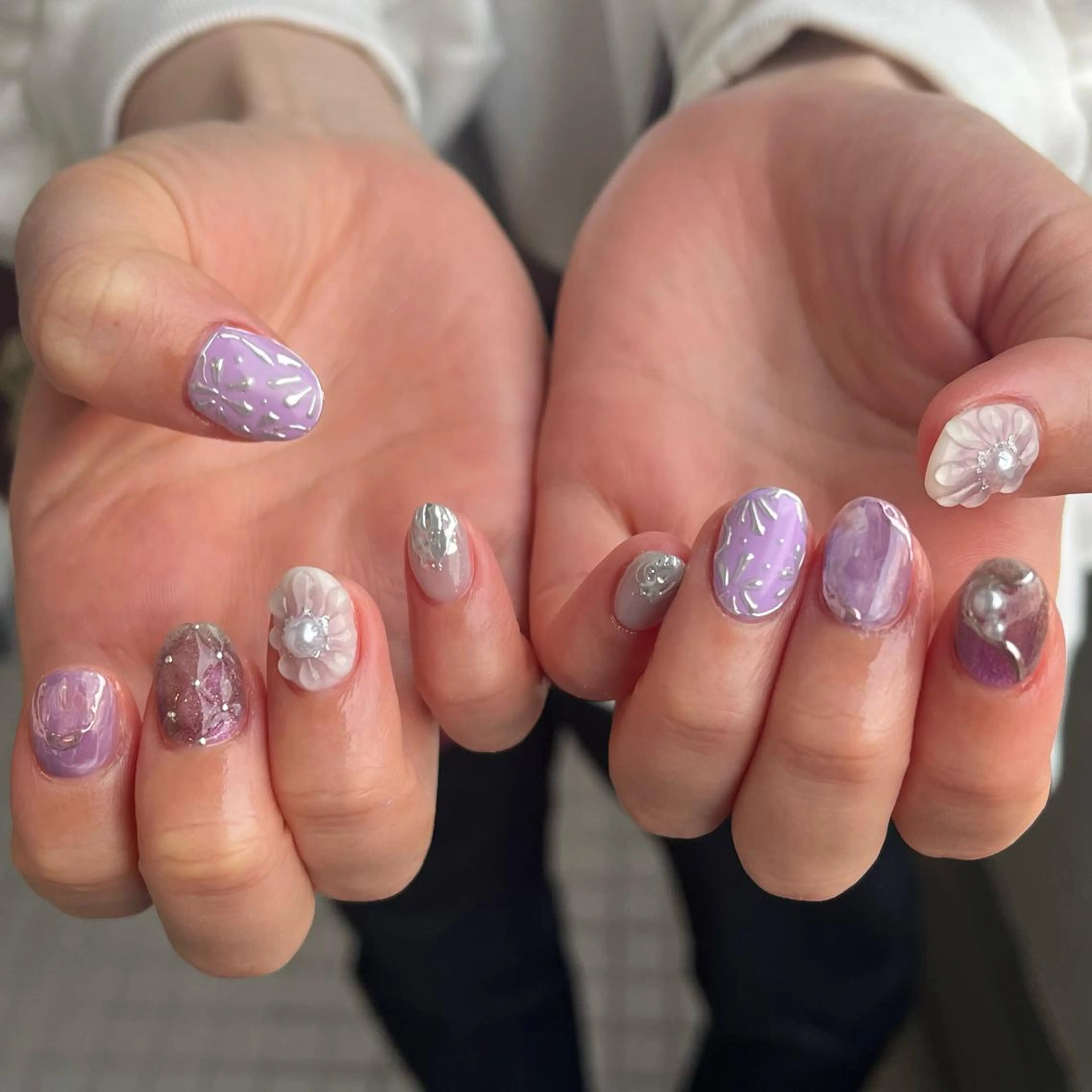 ネイル ハンドネイル 🤎Two ERI🤎のネイルデザイン