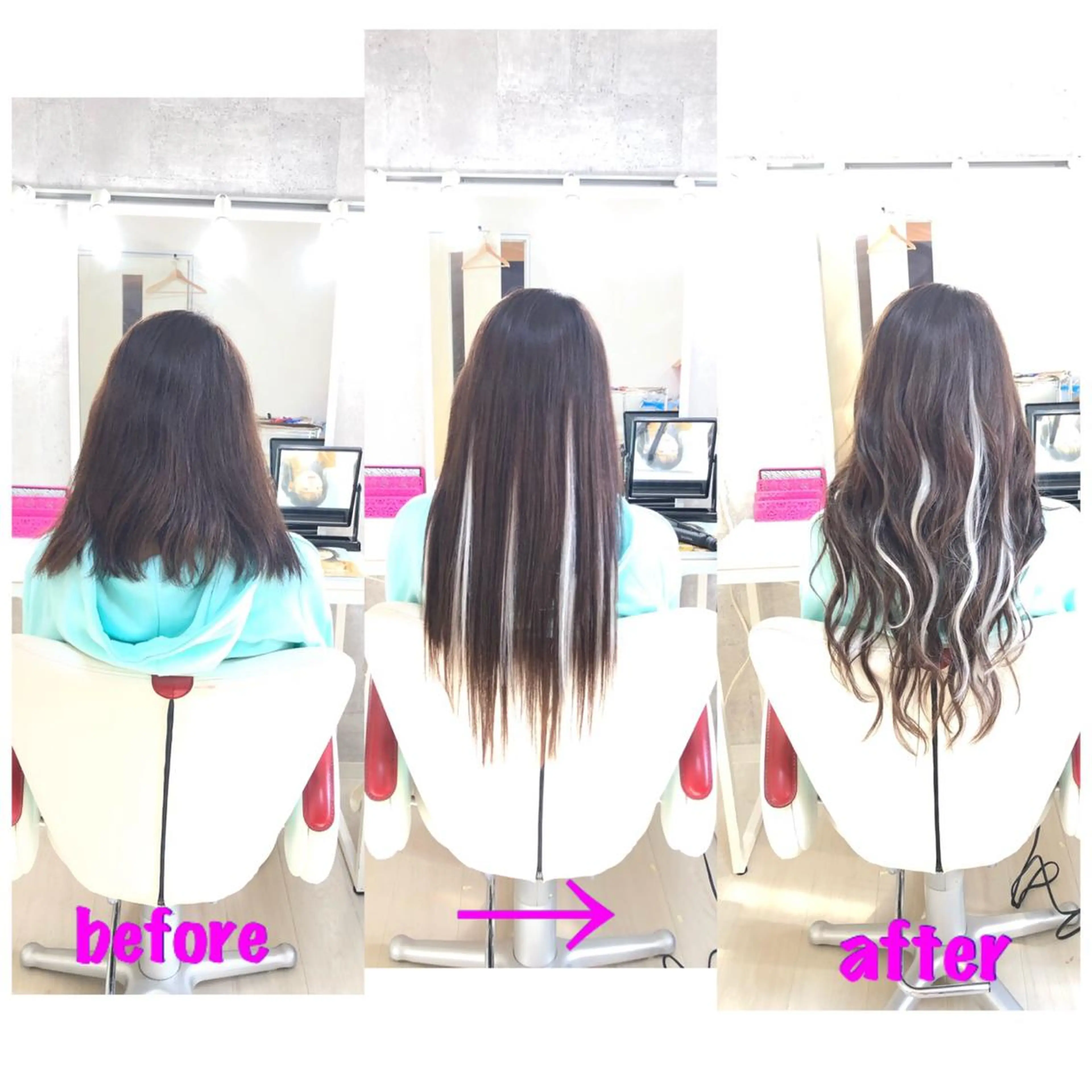 ロング エクステ 🌸ドレスアップ 心斎橋店🌸のヘアスタイル