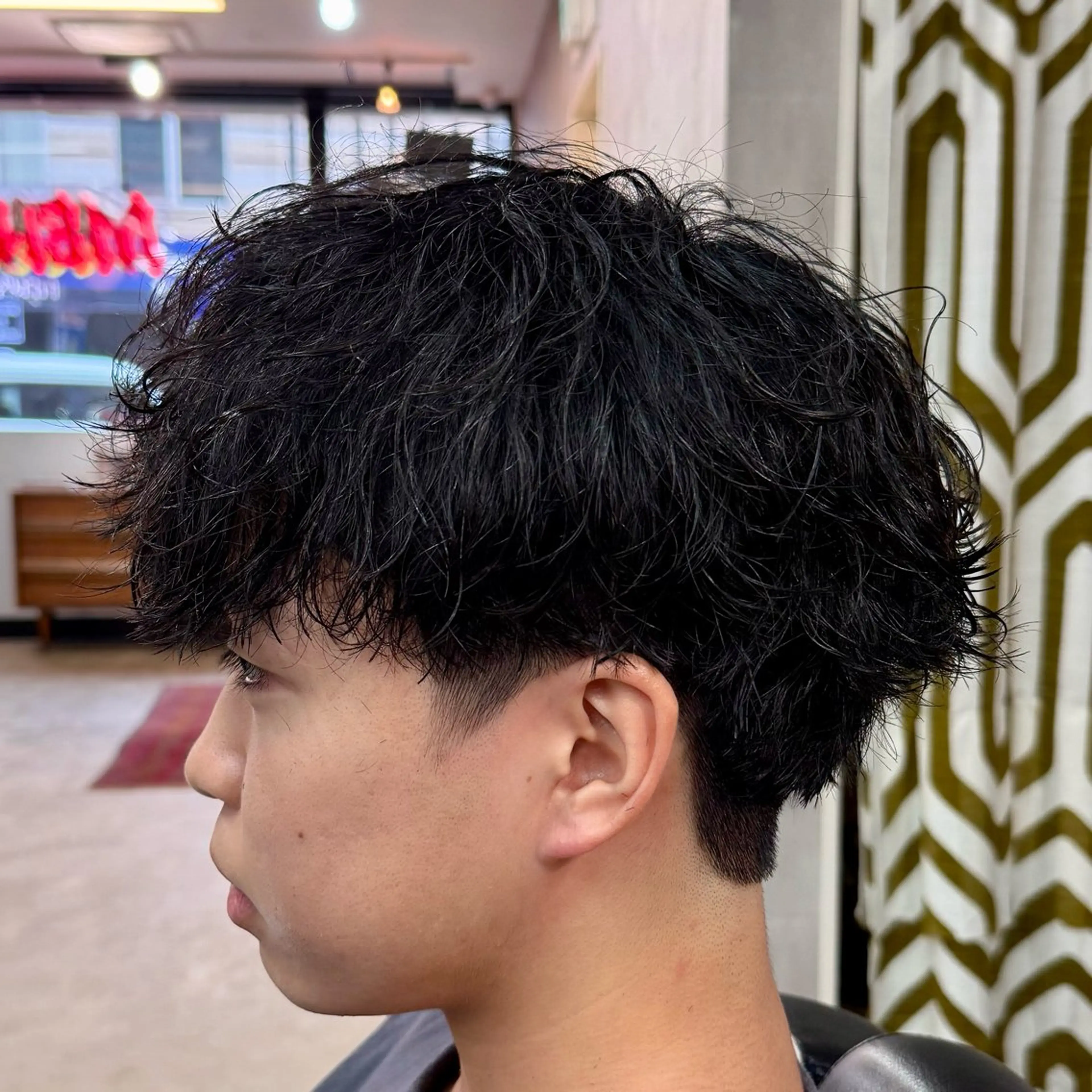 ショート パーマ ヘアアレンジ メンズ MENIN メンズ サロン　望月　涼太のヘアスタイル