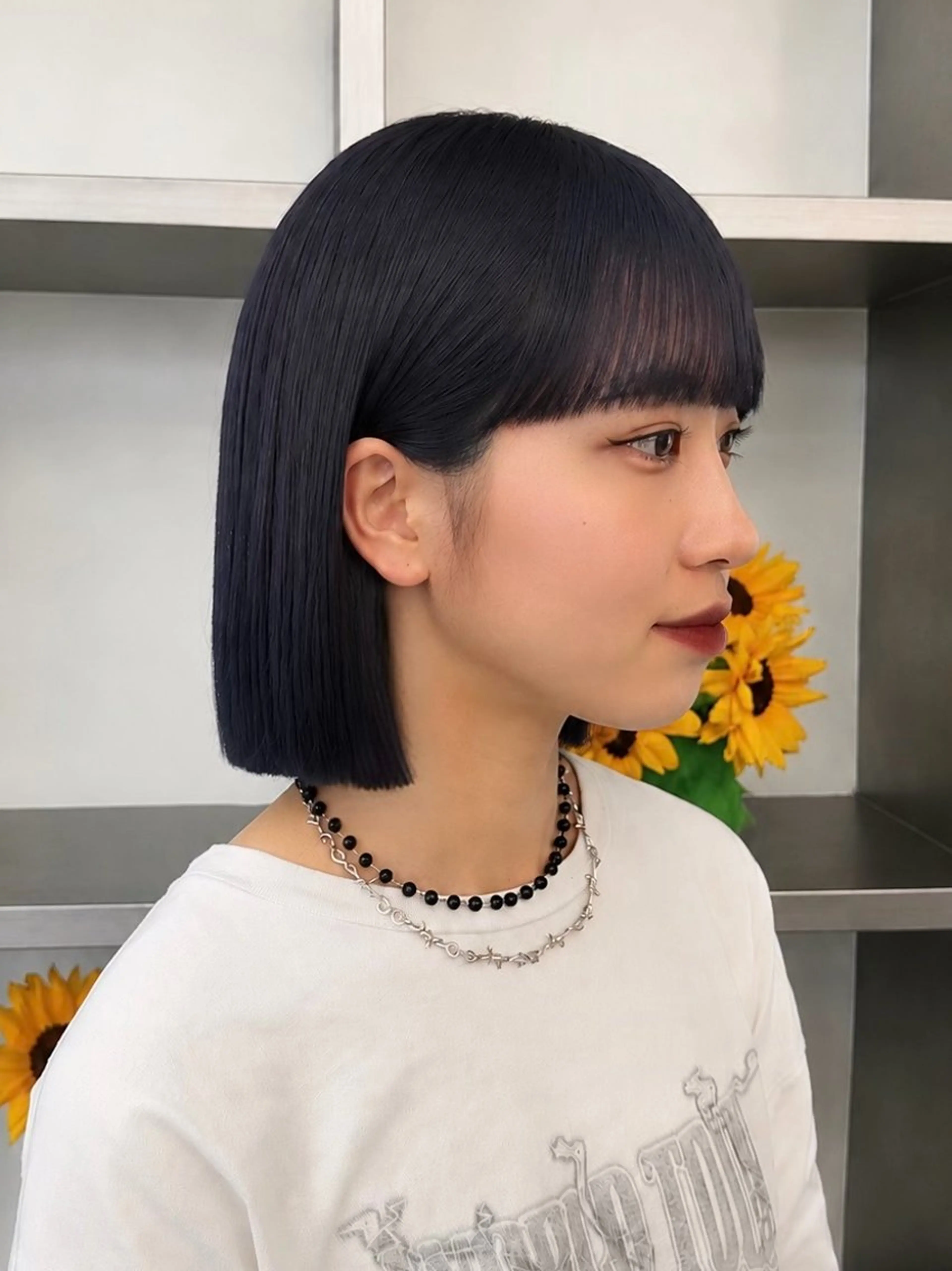 ミディアム カラー ヘアアレンジ ブリーチ 透明感カラー ダブルカラー ブリーチなしカラー 韓国風ヘア カット ヘアカラー トリートメント ヘッドスパ ヘアセット 顔周りカット×透明感 カラー💫AINAのヘアスタイル