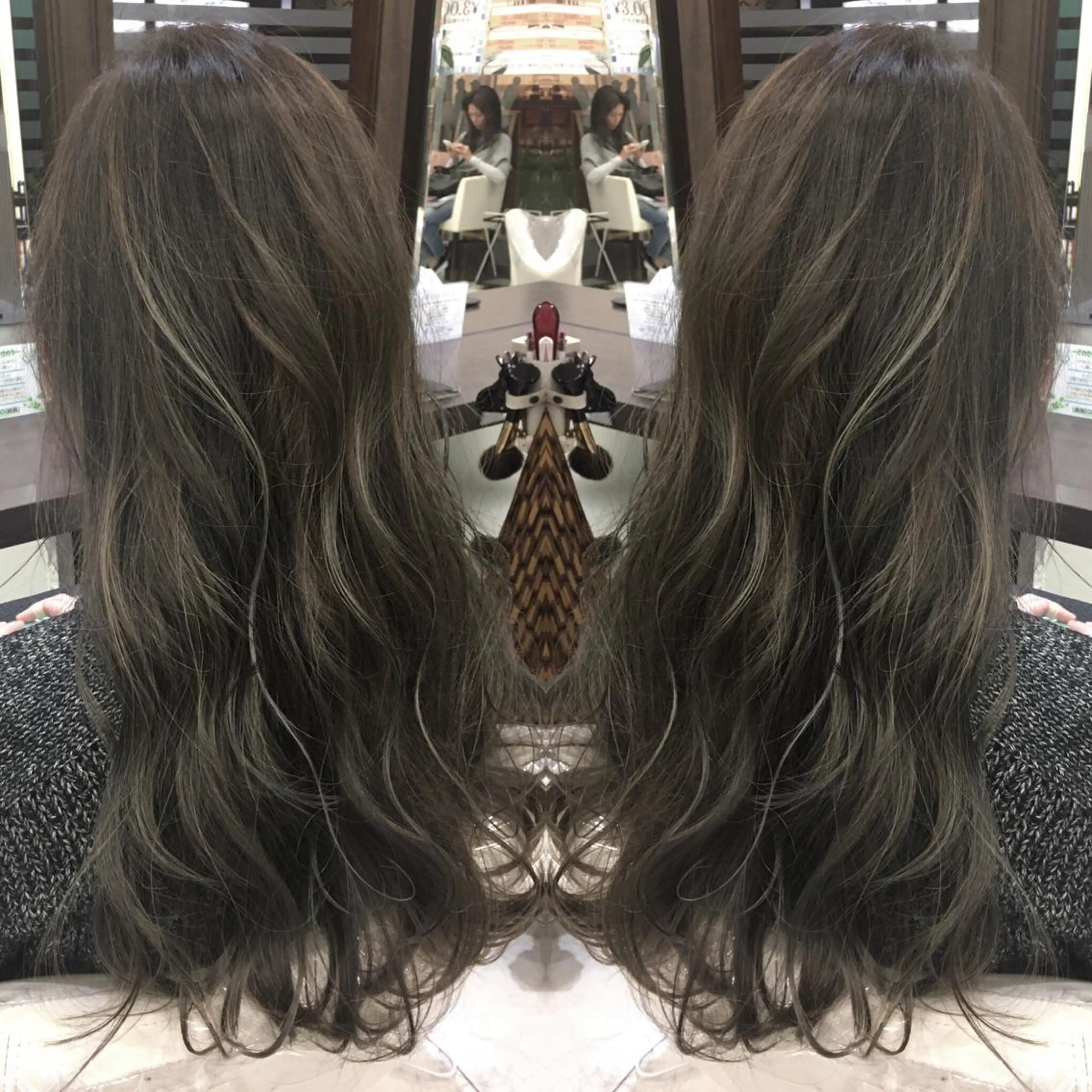 ロング カラー 寺内 紳悟のヘアスタイル