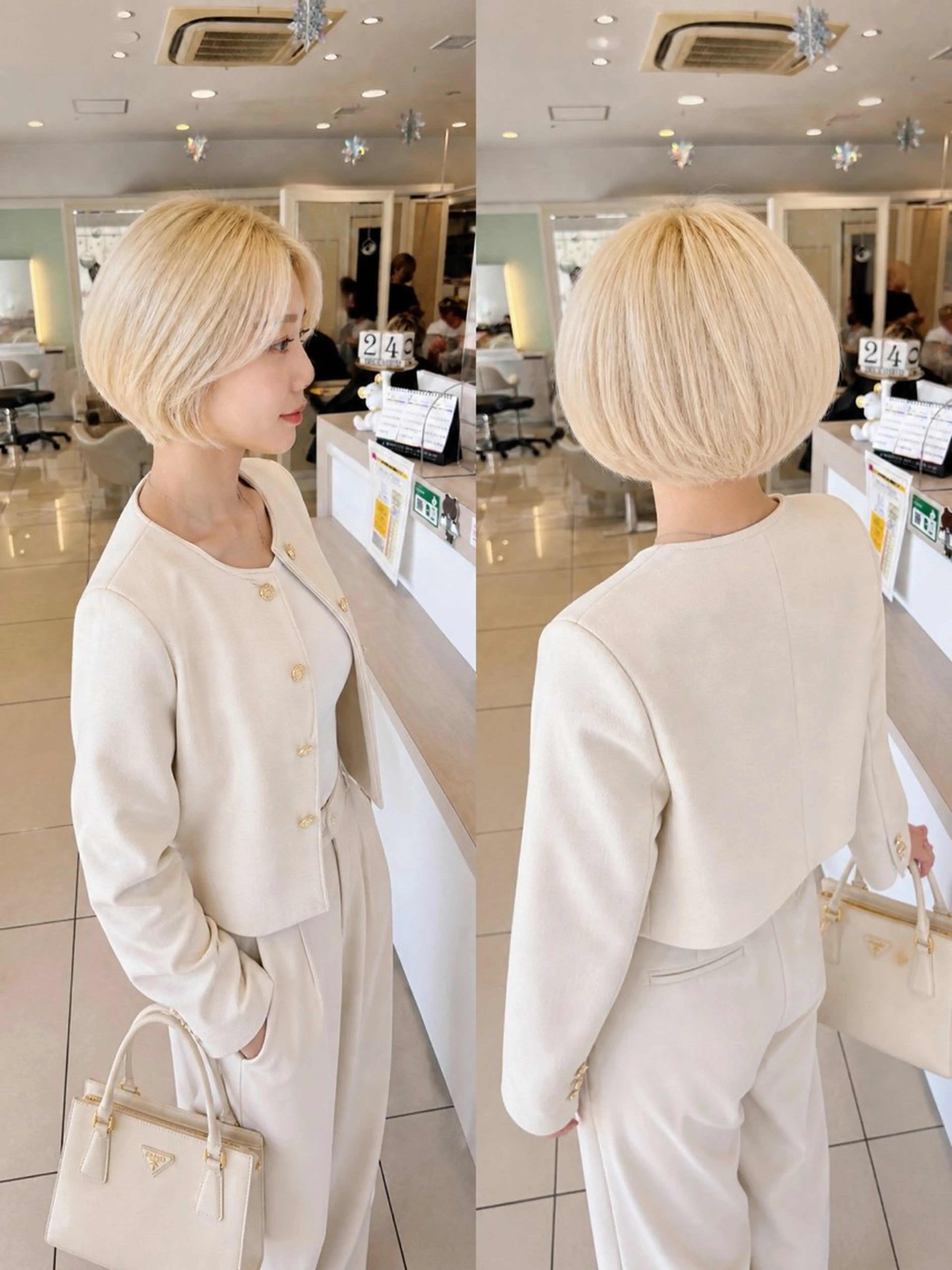 ショート カラー カット ヘアカラー トリートメント 金子 直樹のヘアスタイル