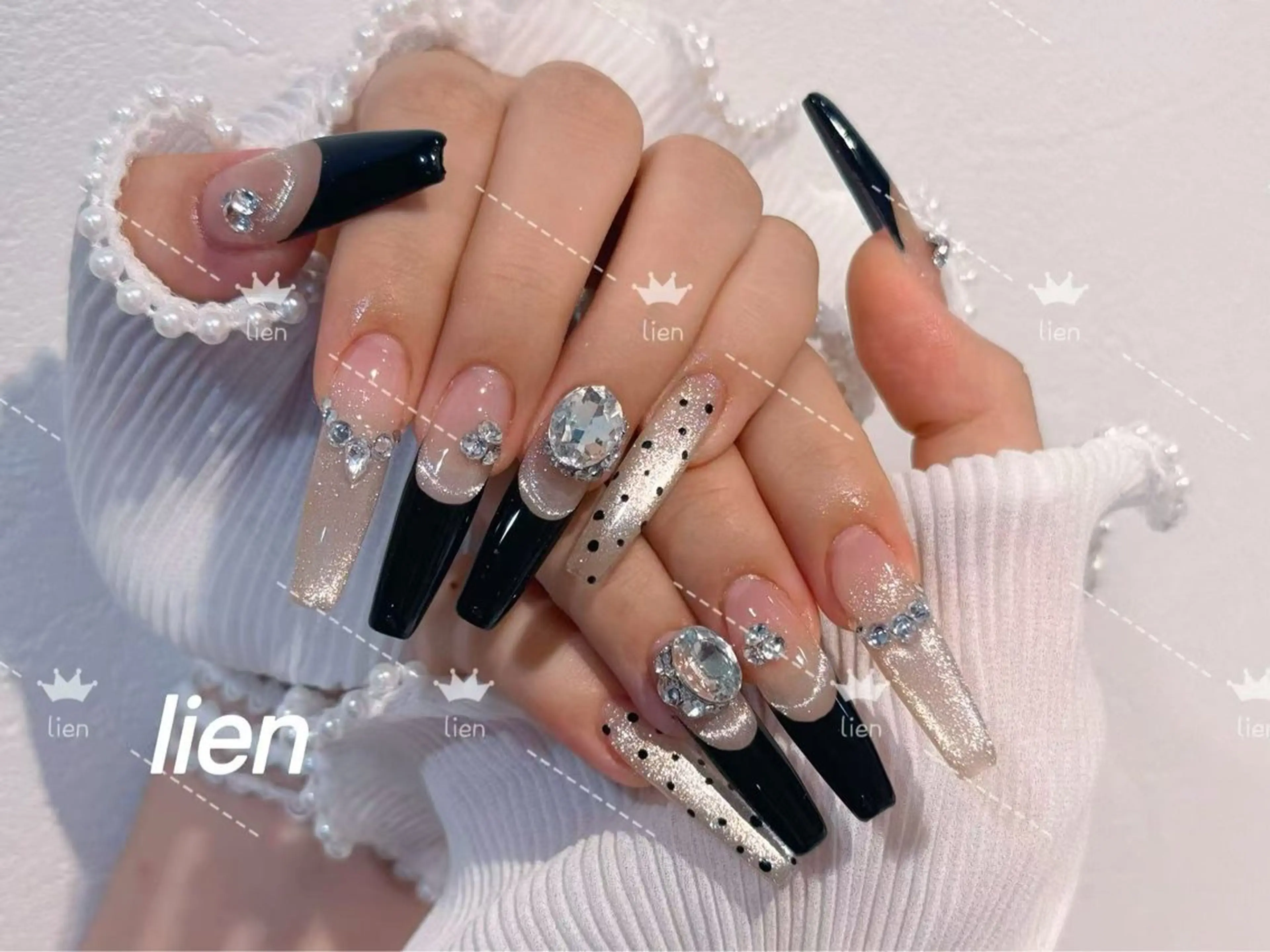 ハンド持ち込み120分ジェルやり放題(ソフトジェルオフ無料) ❤️スートンとシール付け放題❤️華やかパーツ2個無料❤️の写真