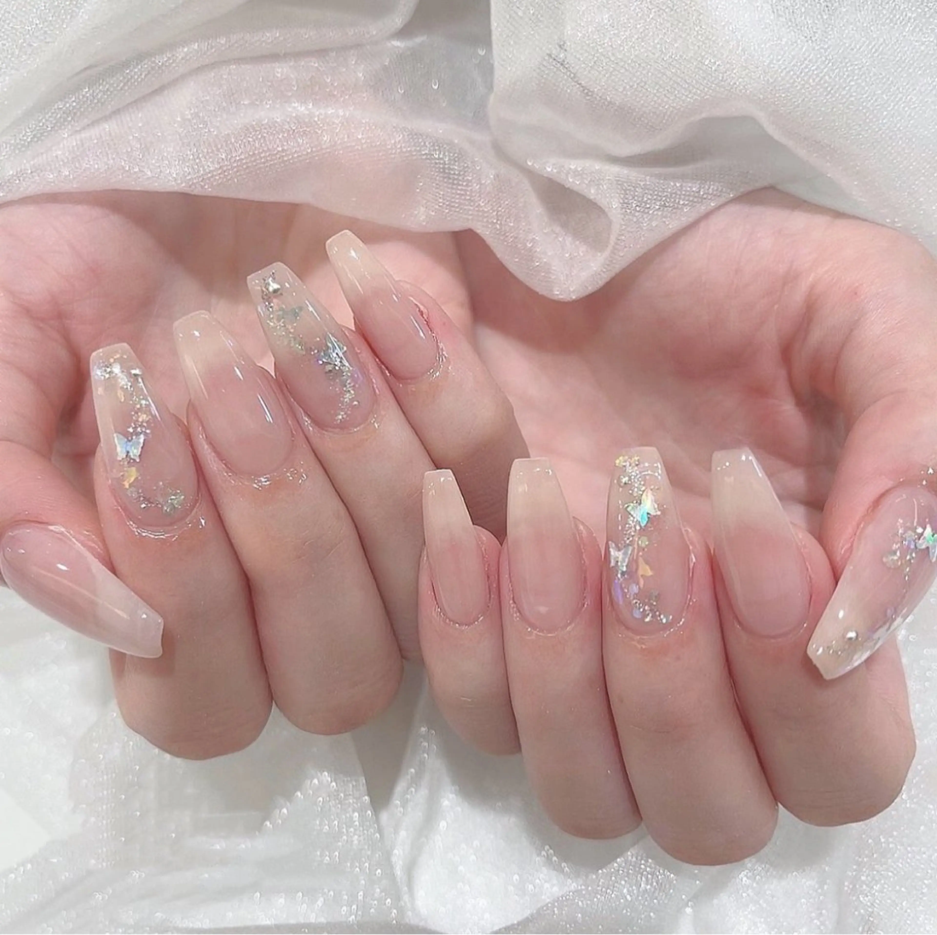 ネイル ハンドネイル ハンドケア UniqueNail 長さだし専門店のネイルデザイン