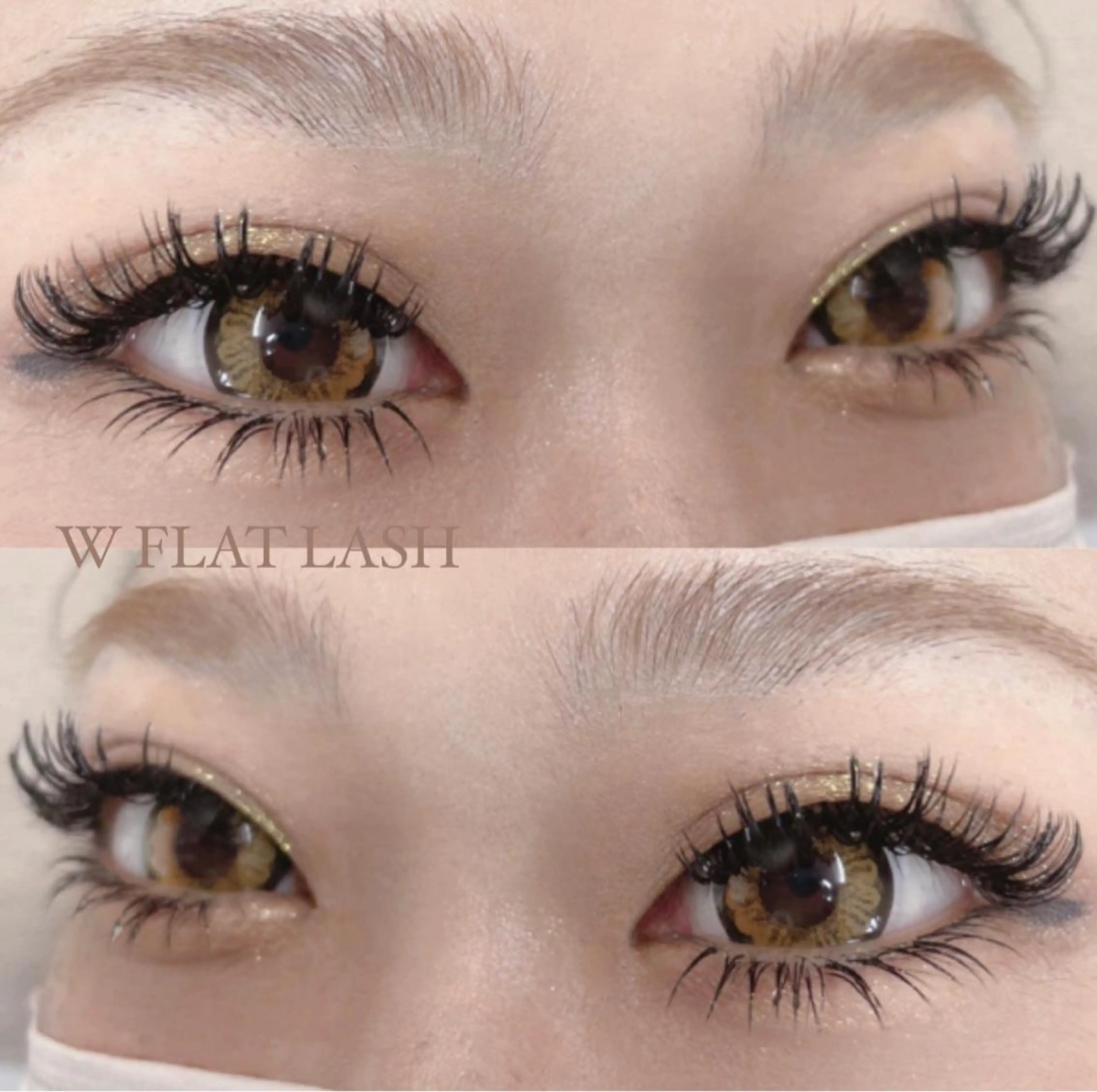 下まつ毛付け放題(下まつ毛のオフは行ってません。現在ついている方はお付けたしでのご案内)※wフラットに変更+1,500の写真