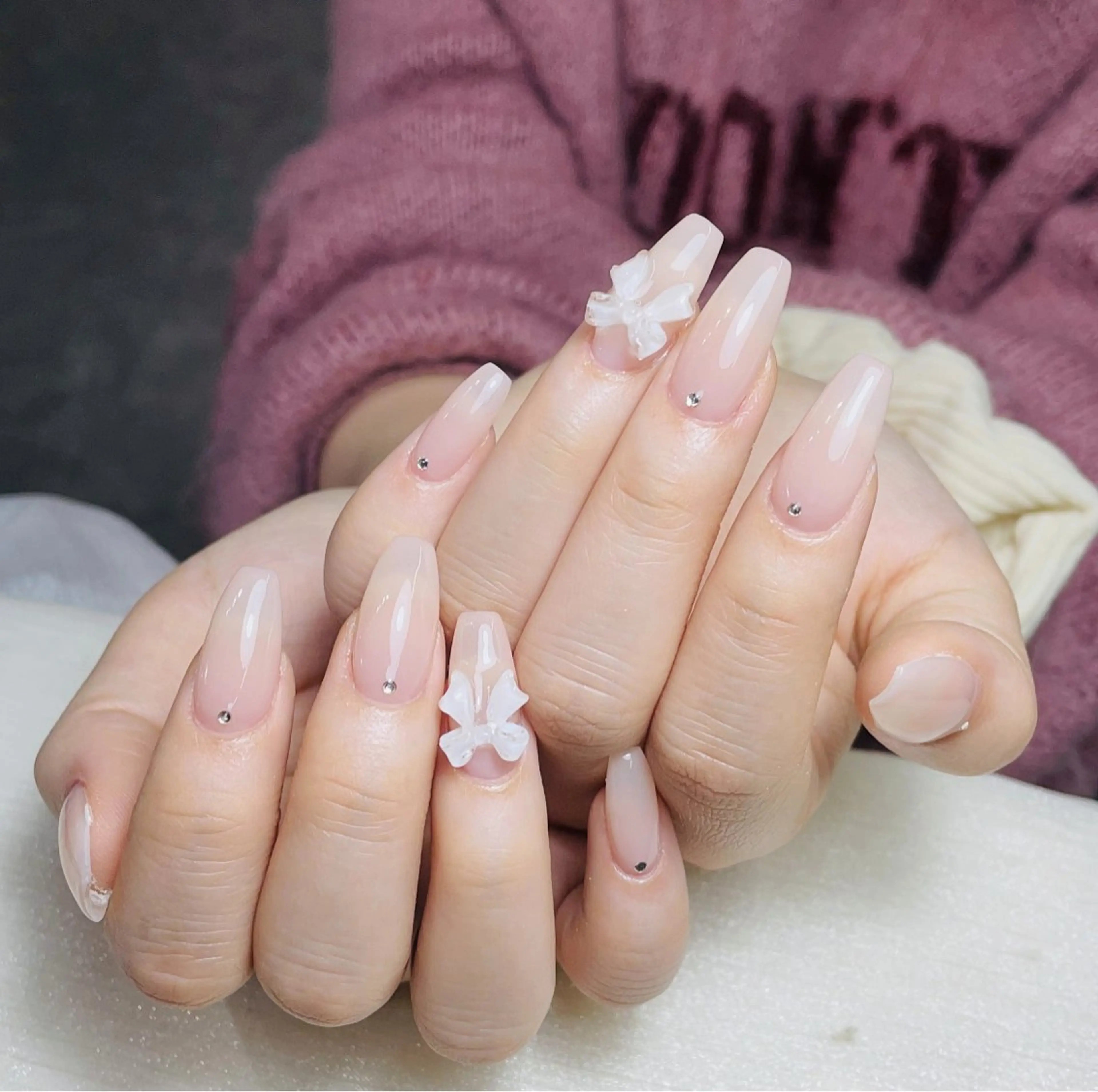 ネイル シンプルネイル ネイルチップ ハンドネイル Tini ANA.CHUOのネイルデザイン
