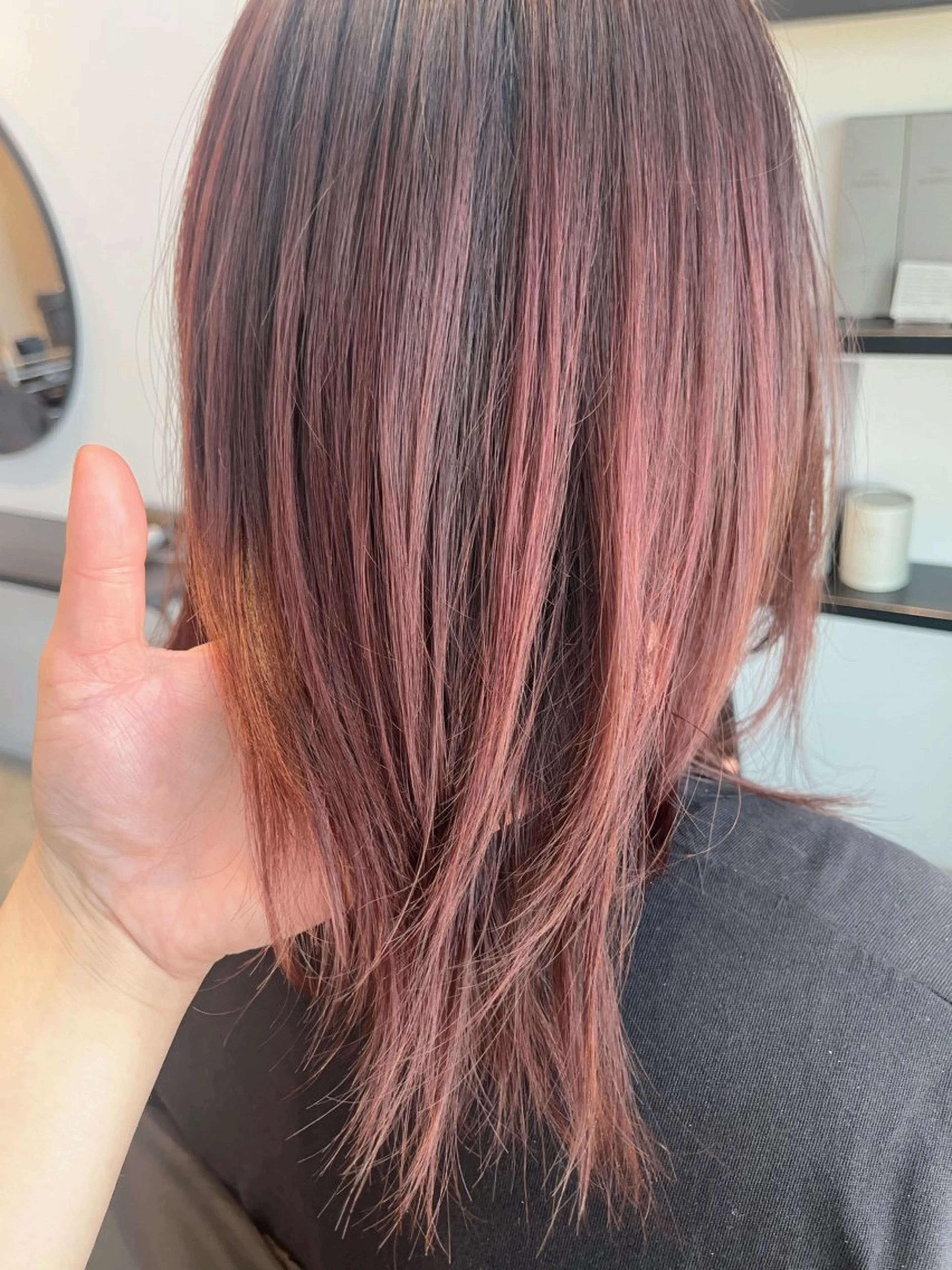 ミディアム 垢抜け/イメチェン color🦩ちあきのヘアスタイル