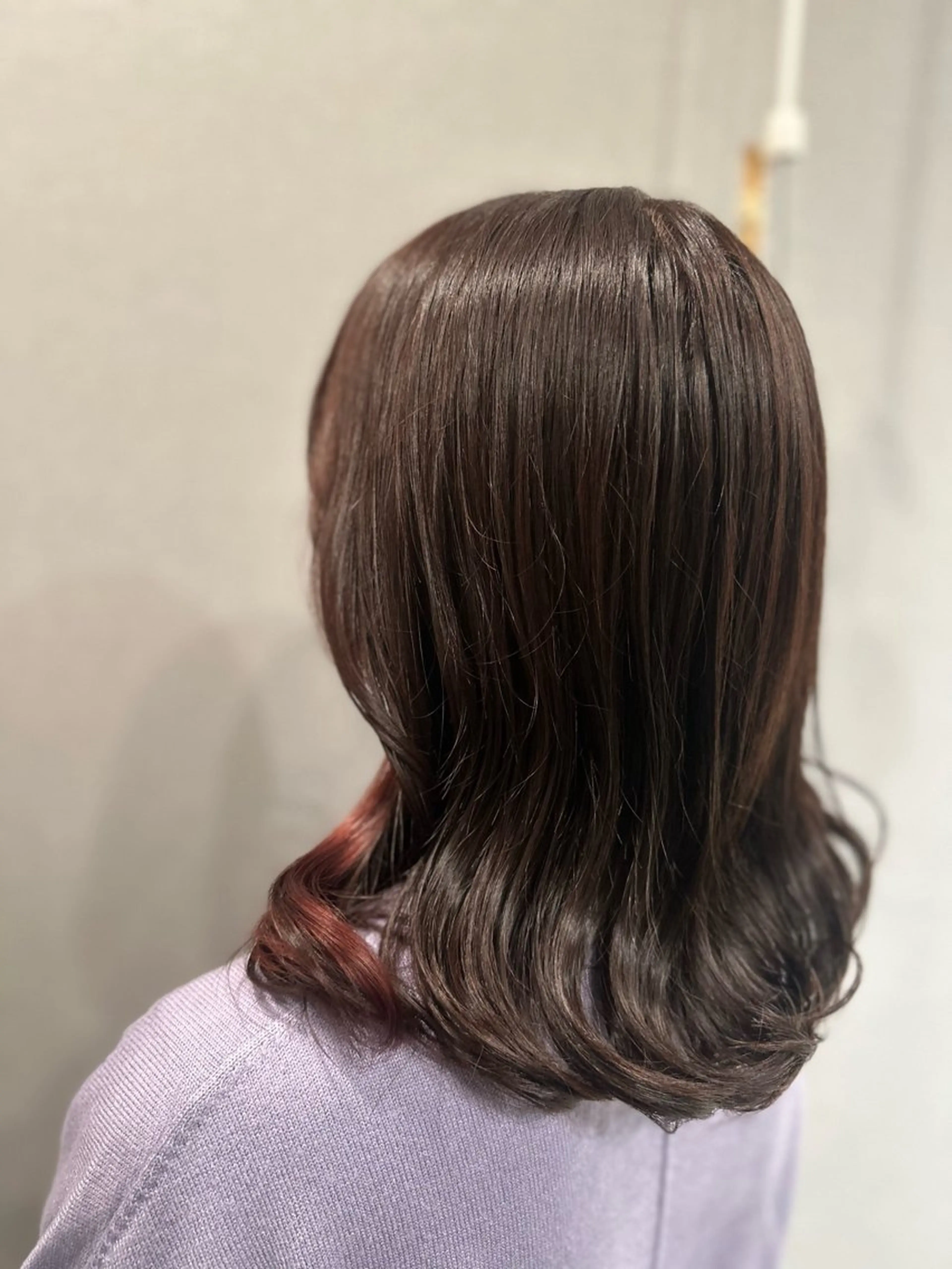 ミディアム カラー ヘアカラー K Harukaのヘアスタイル
