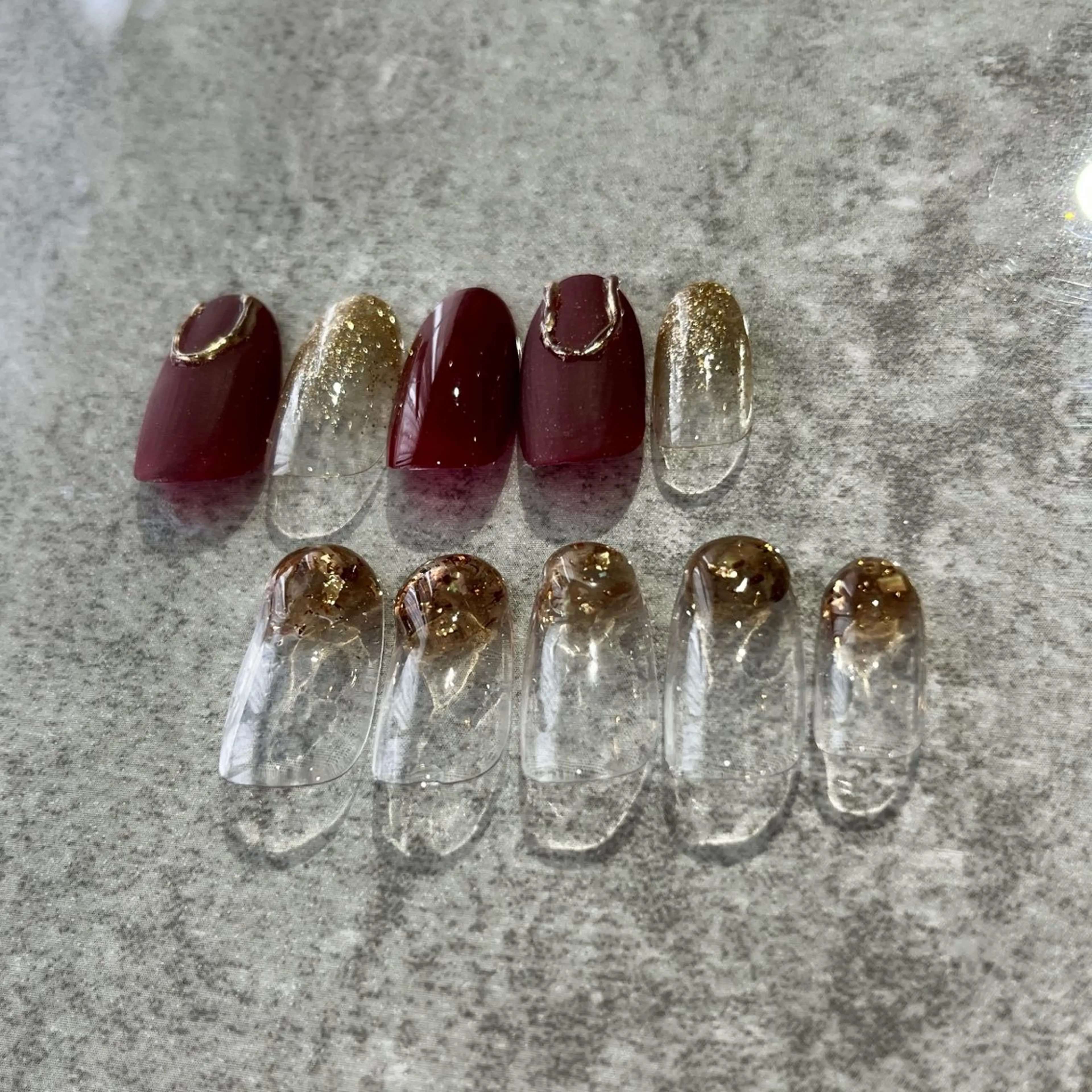 ネイル ハンドネイル 大島 玲奈のネイルデザイン