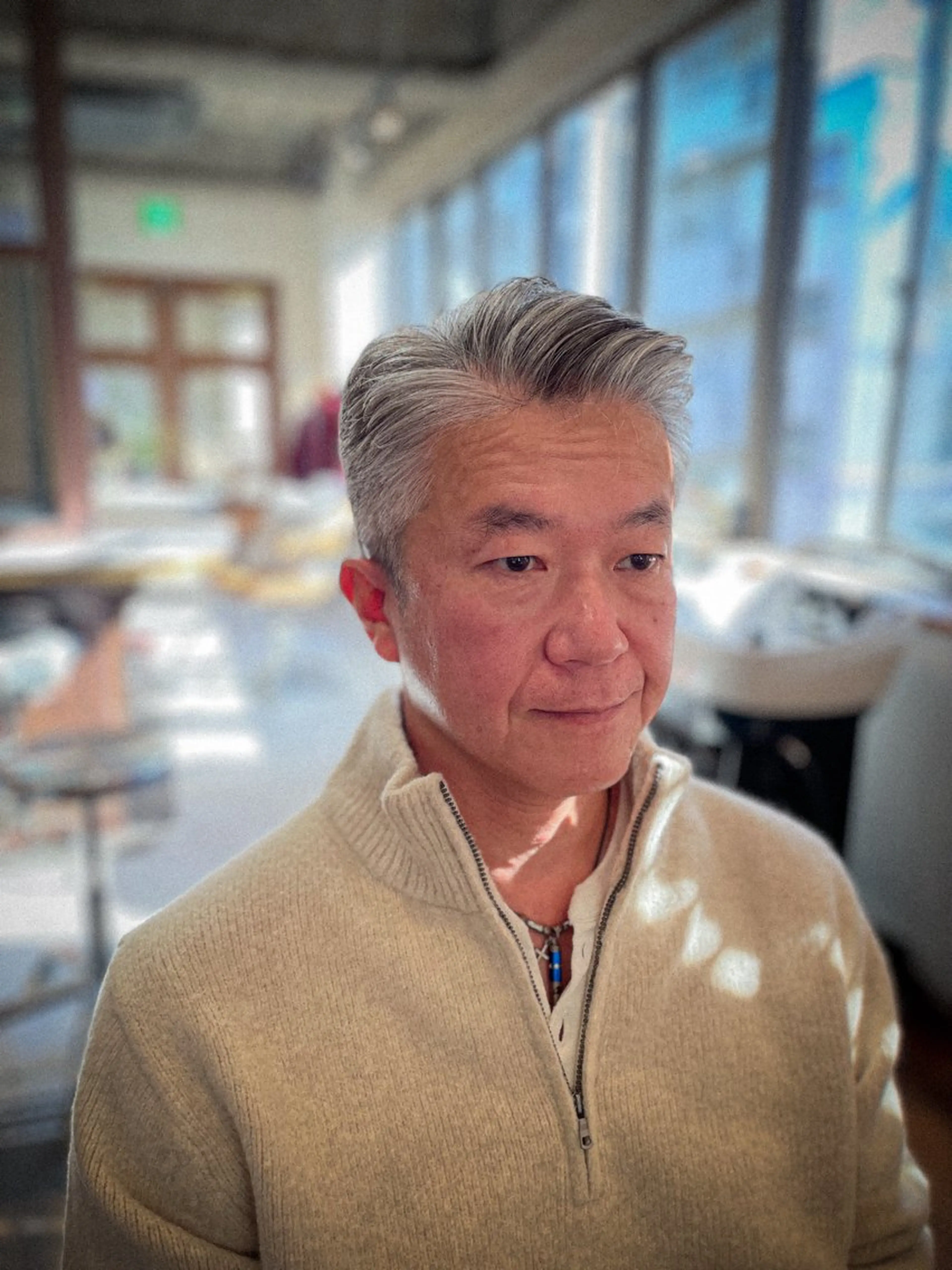 50代以上大歓迎イケオジヘア+スタイリングの写真