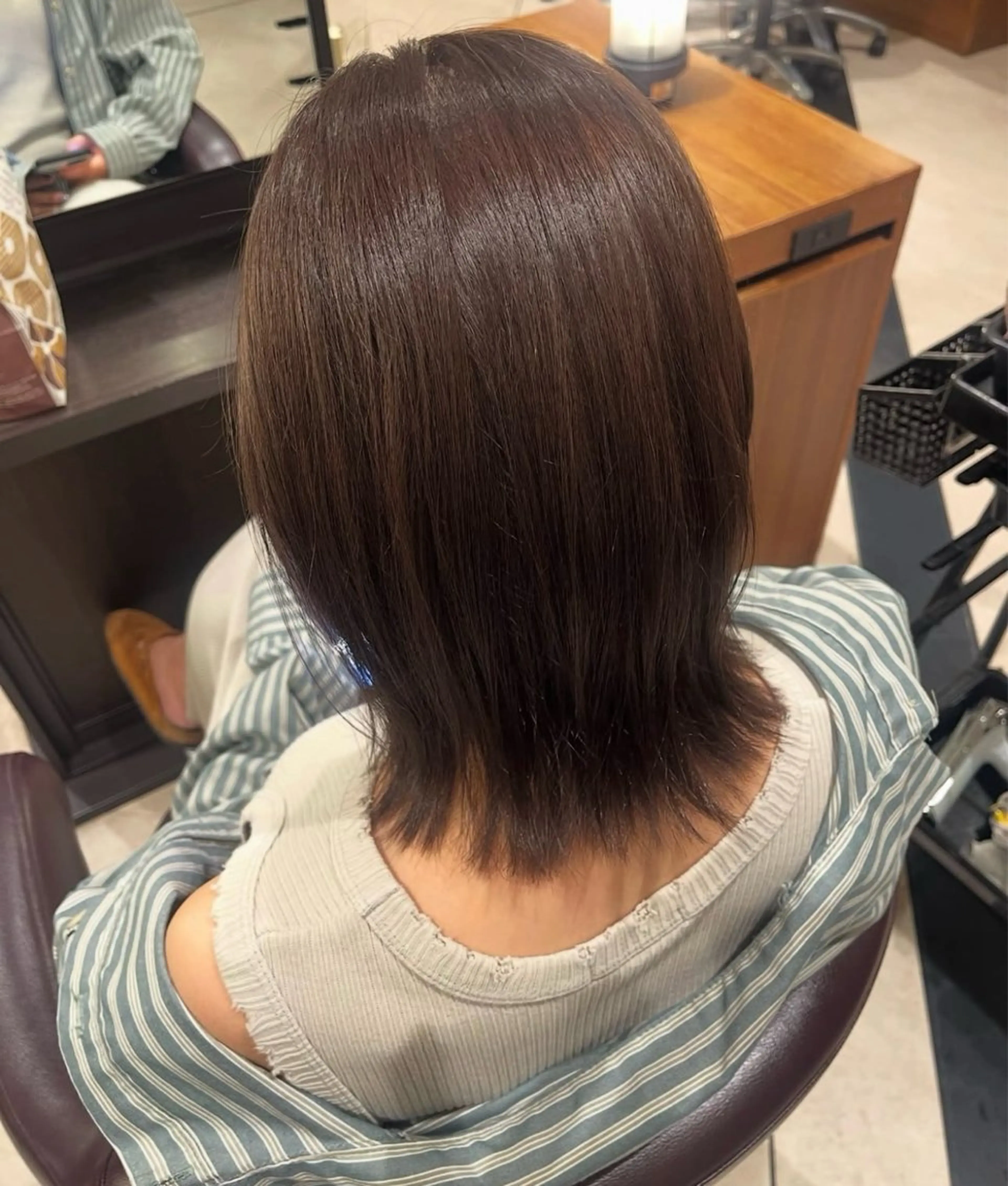 ミディアム カラー かな 🐹のヘアスタイル