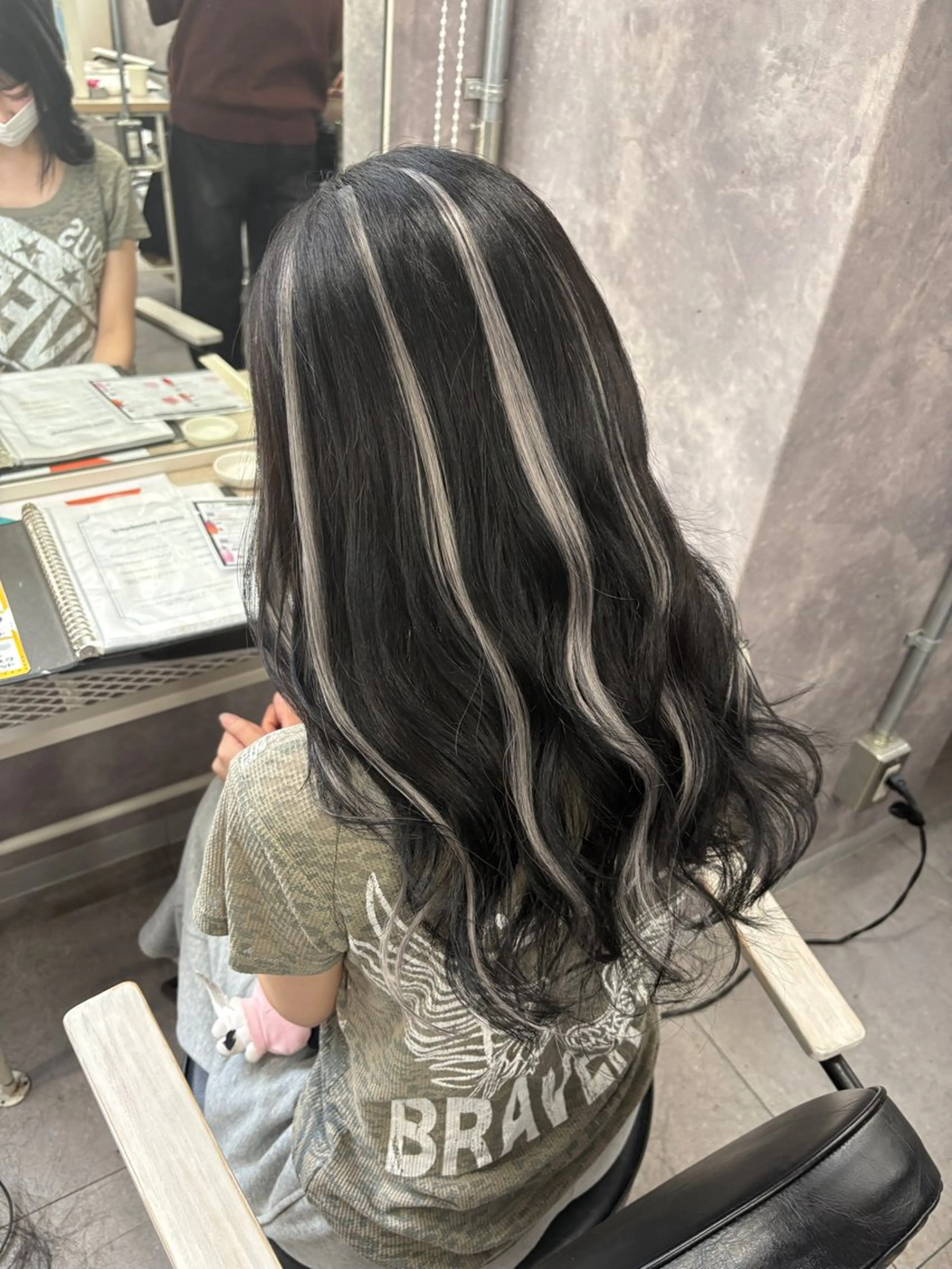 ロング カット ヘアカラー トリートメント エクステ ギャル⚜️巻き髪 ⚜️ちづるのヘアスタイル